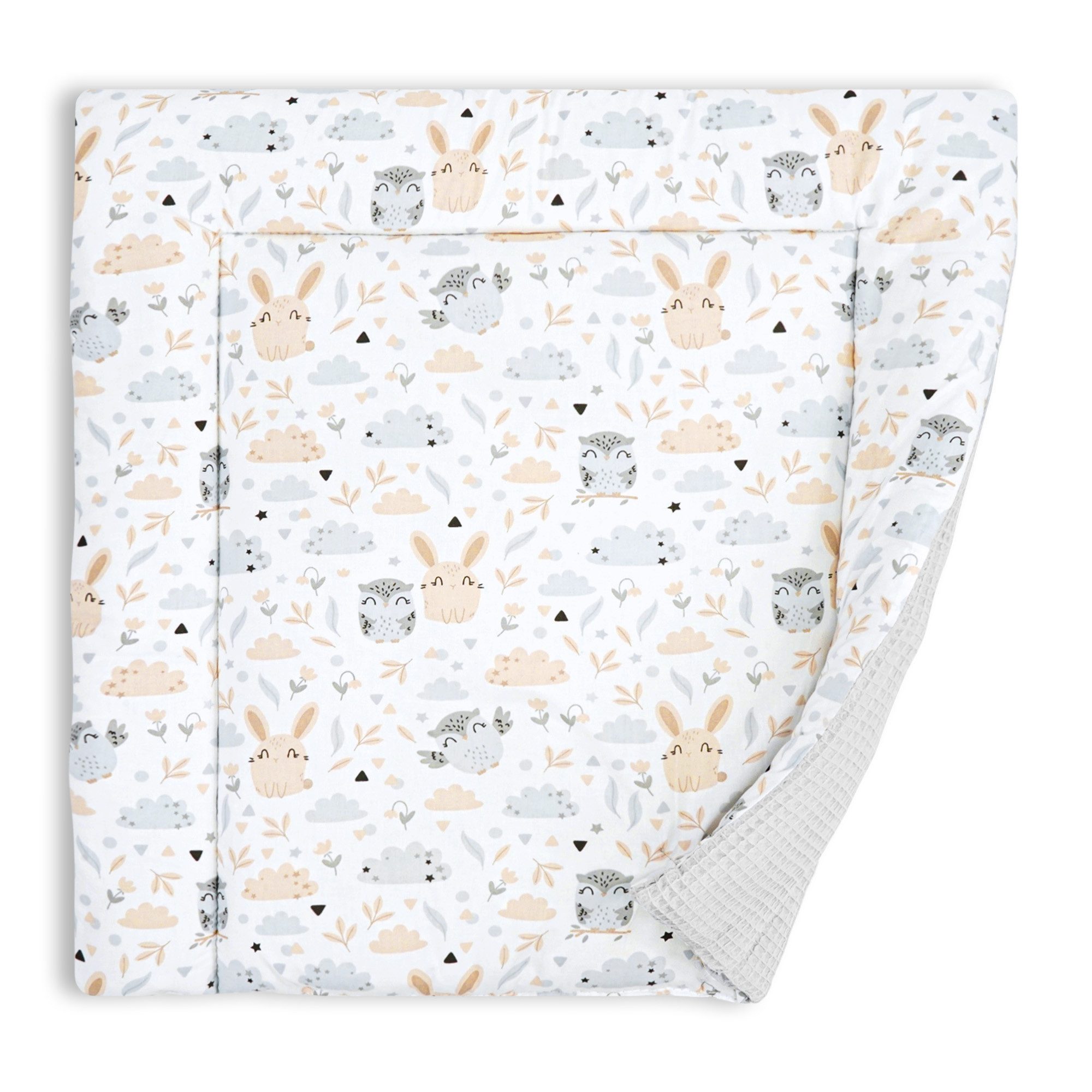 Totsy Baby Wickelauflage Wickelunterlage aus Baumwolle 75x72 cm - Weich und waschbar