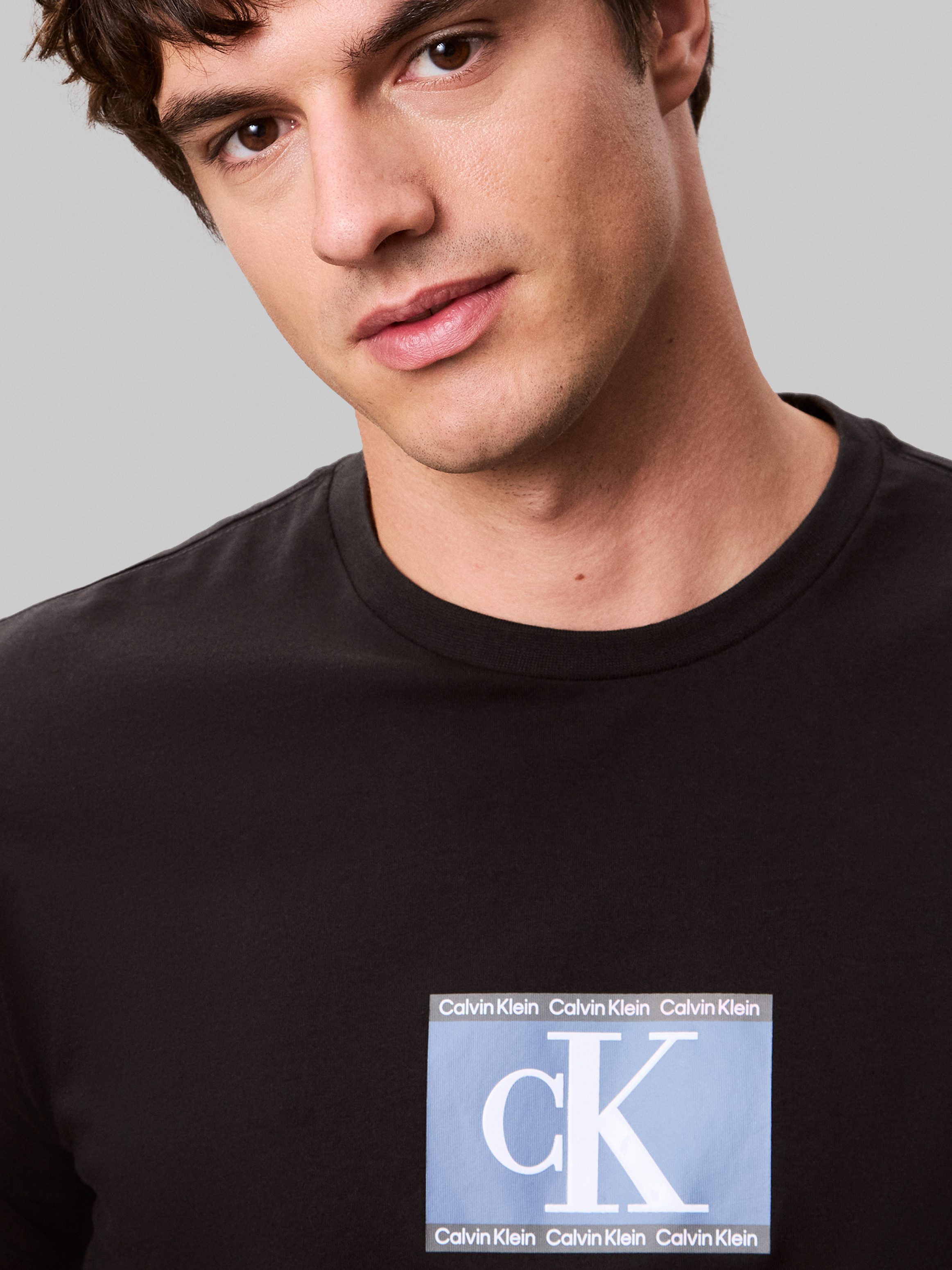 Calvin Klein T-Shirt SS 30s E SPRTSWR 3 G mit Logo-Print
