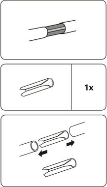 Gardinenbefestigungen Ersatzteile Verbinder für Gardinenstangen mit Ø 19 mm, GARDINIA, (1-St), Serie Einzelprogramm Chicago Ø 20 mm