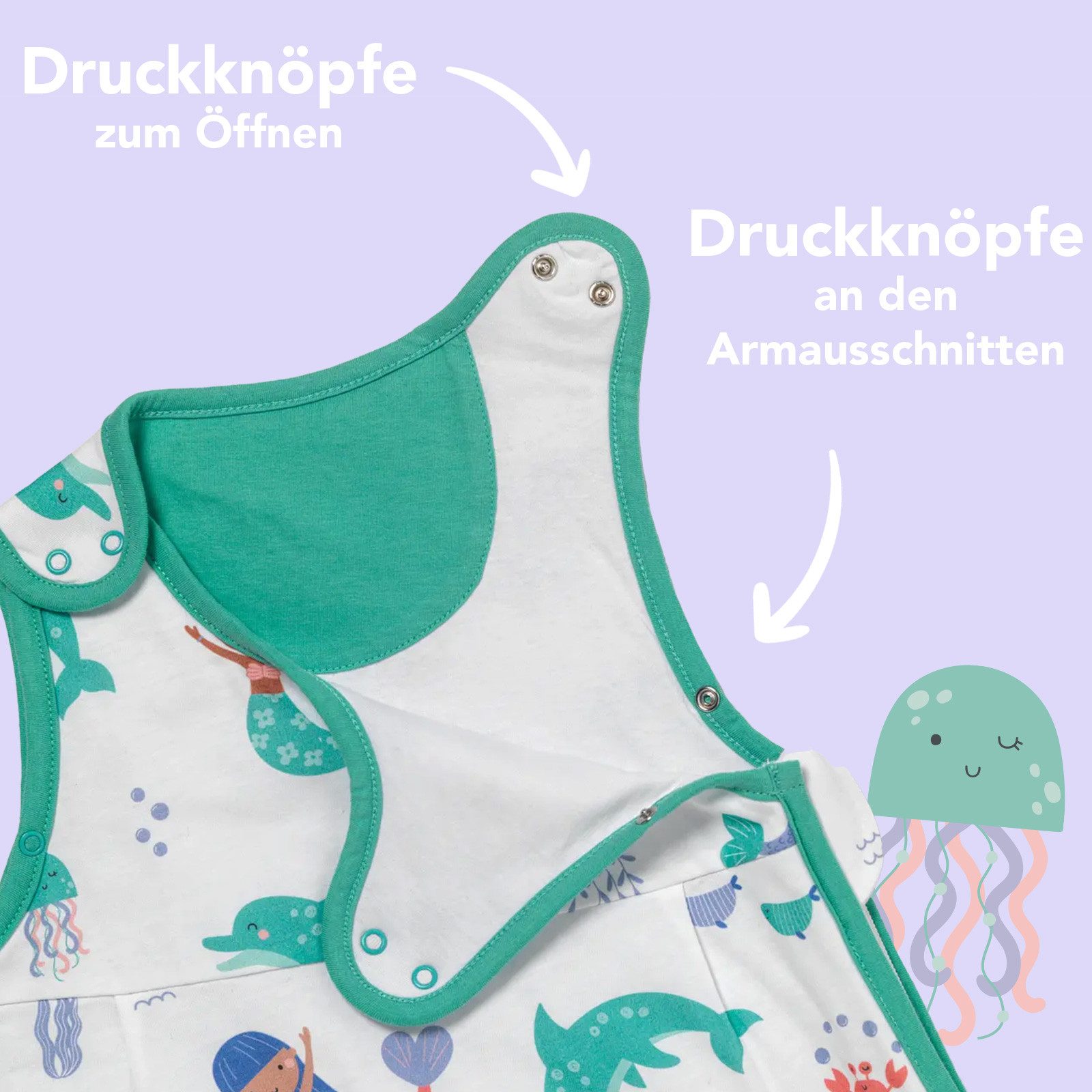 Schlummersack Kinderschlafsack Babyschlafsack, 1.0 Tog OEKO-TEX günstig online kaufen