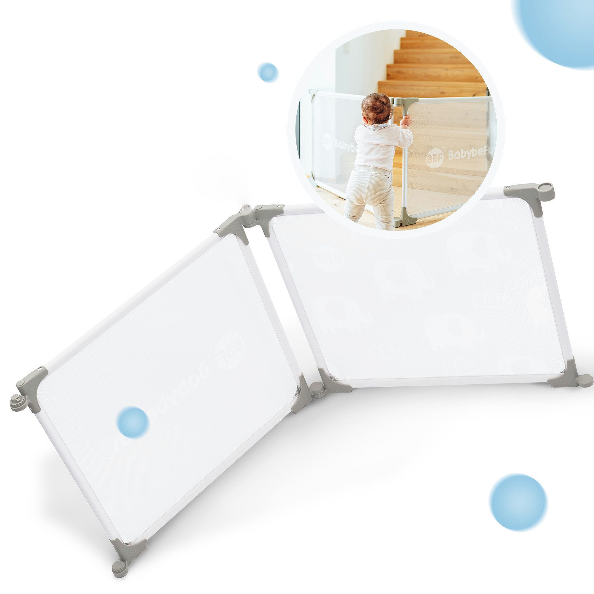 BabyBeFun Laufstall Baby faltbar [Extra Stabil] günstig online kaufen