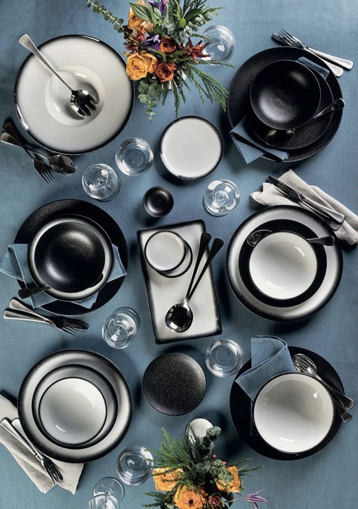 Maxwell & Williams Schüssel Maxwell&Williams Caviar Black Dipschale Ø 7 cm, Keramik, (1 Schale)
