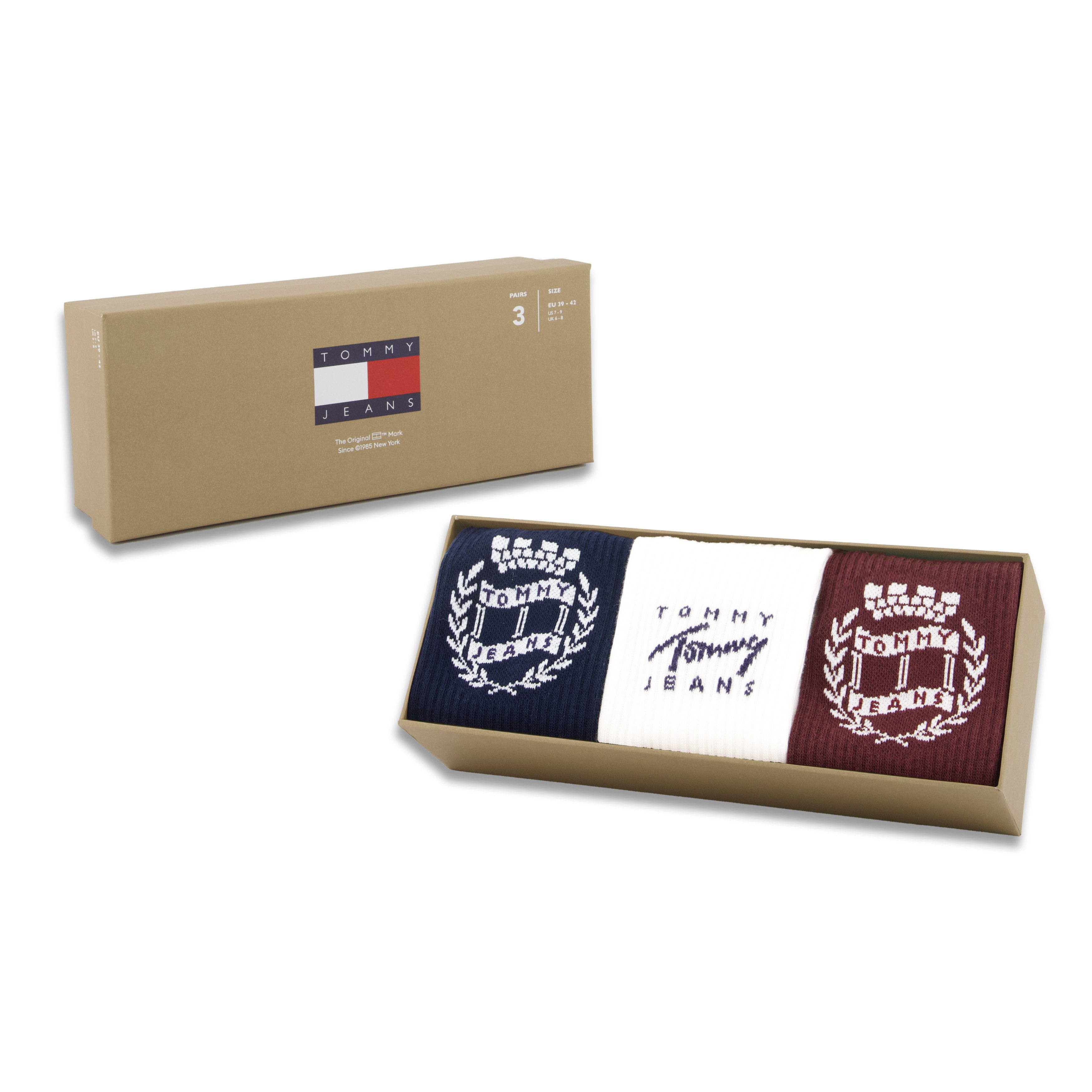 Tommy Hilfiger Socken (3 Paar) mit Geschenkbox – Bild 2 von 3