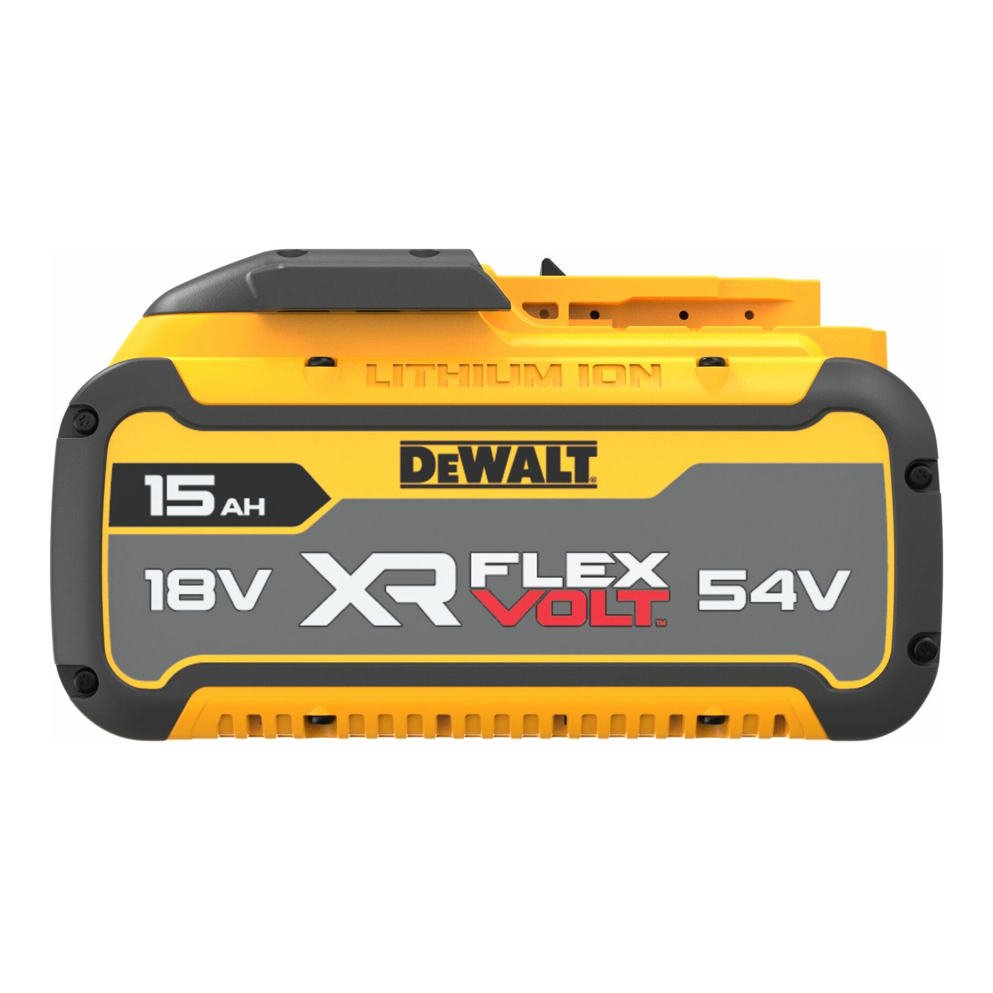 DeWalt DEWALT 54 / 18 Volt Li-Ion Akku mit 270 Wh bzw. mit bis zu 15 Ah DCB54 Akkupacks