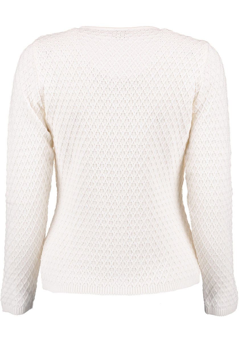 OS Trachten Strickjacke Hadeko Damen Trachtenjacke mit Zopfmuster