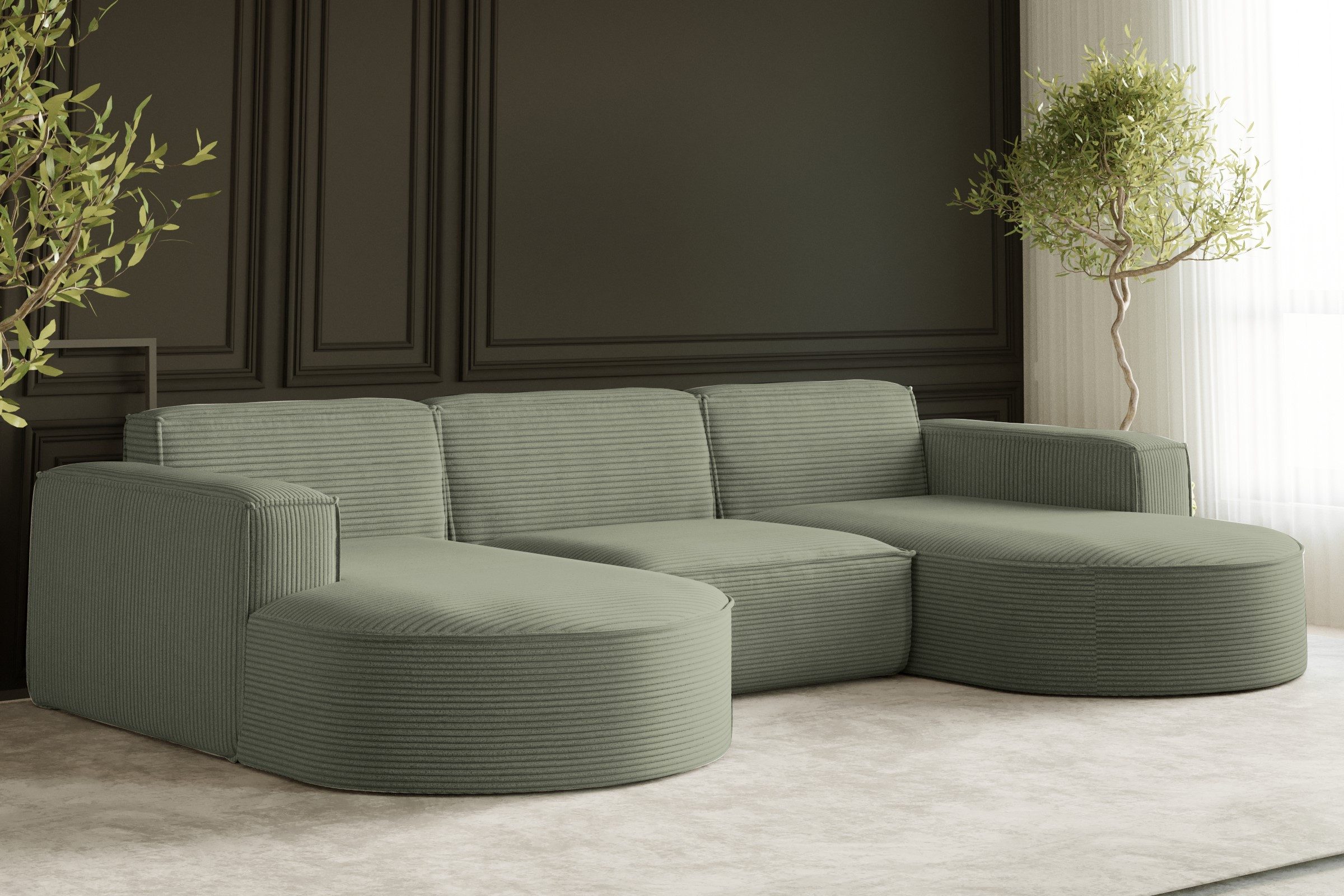 Kaiser Möbel Ecksofa Sofa U form, günstig online kaufen