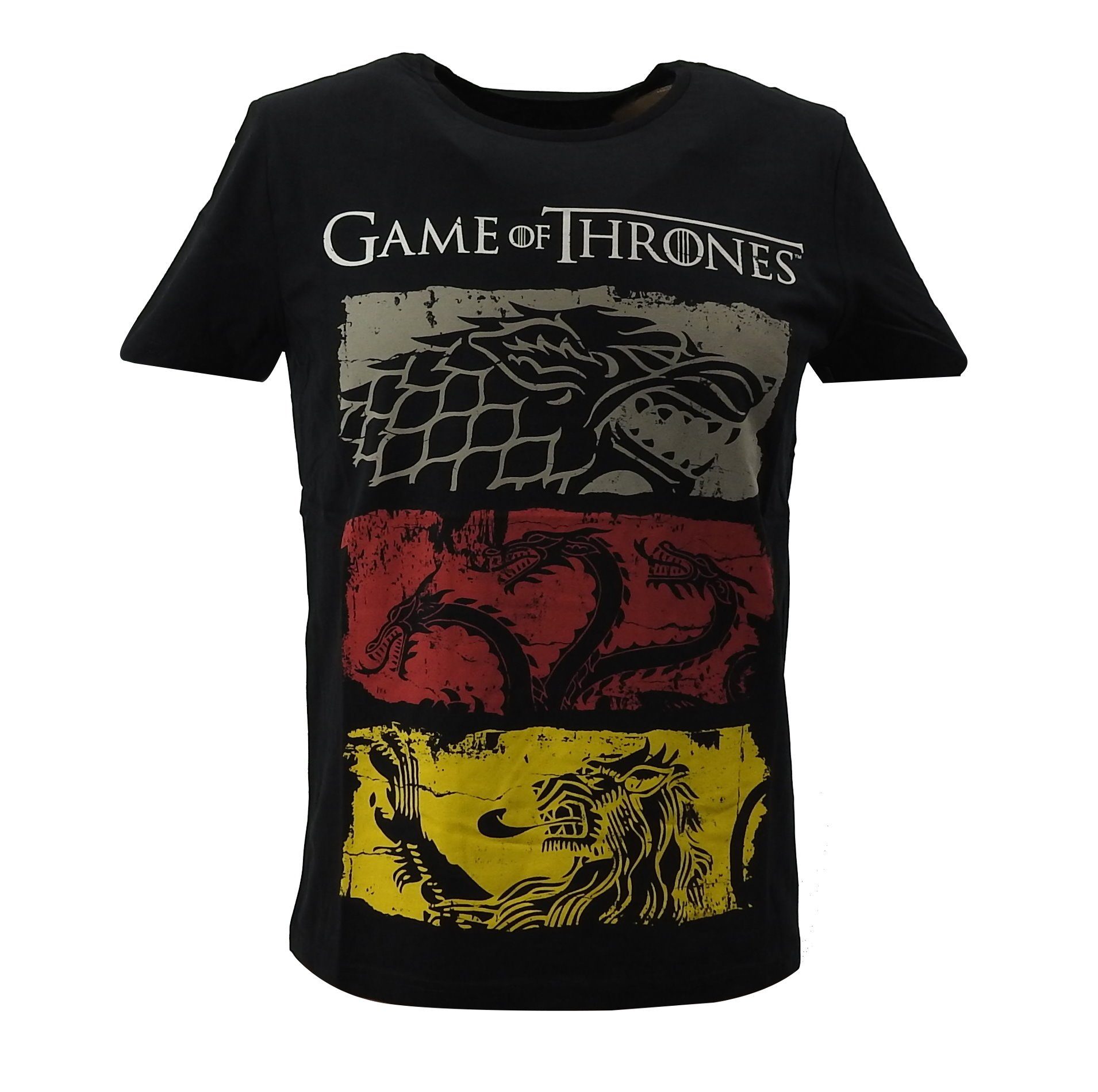 Gozoo T-Shirt Game of Thrones Herren T-SHIRT schwarz Baumwolle Freizeit TShirt Shirt