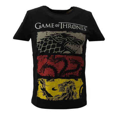 Gozoo T-Shirt Game of Thrones Herren T-SHIRT schwarz Baumwolle Freizeit TShirt Shirt