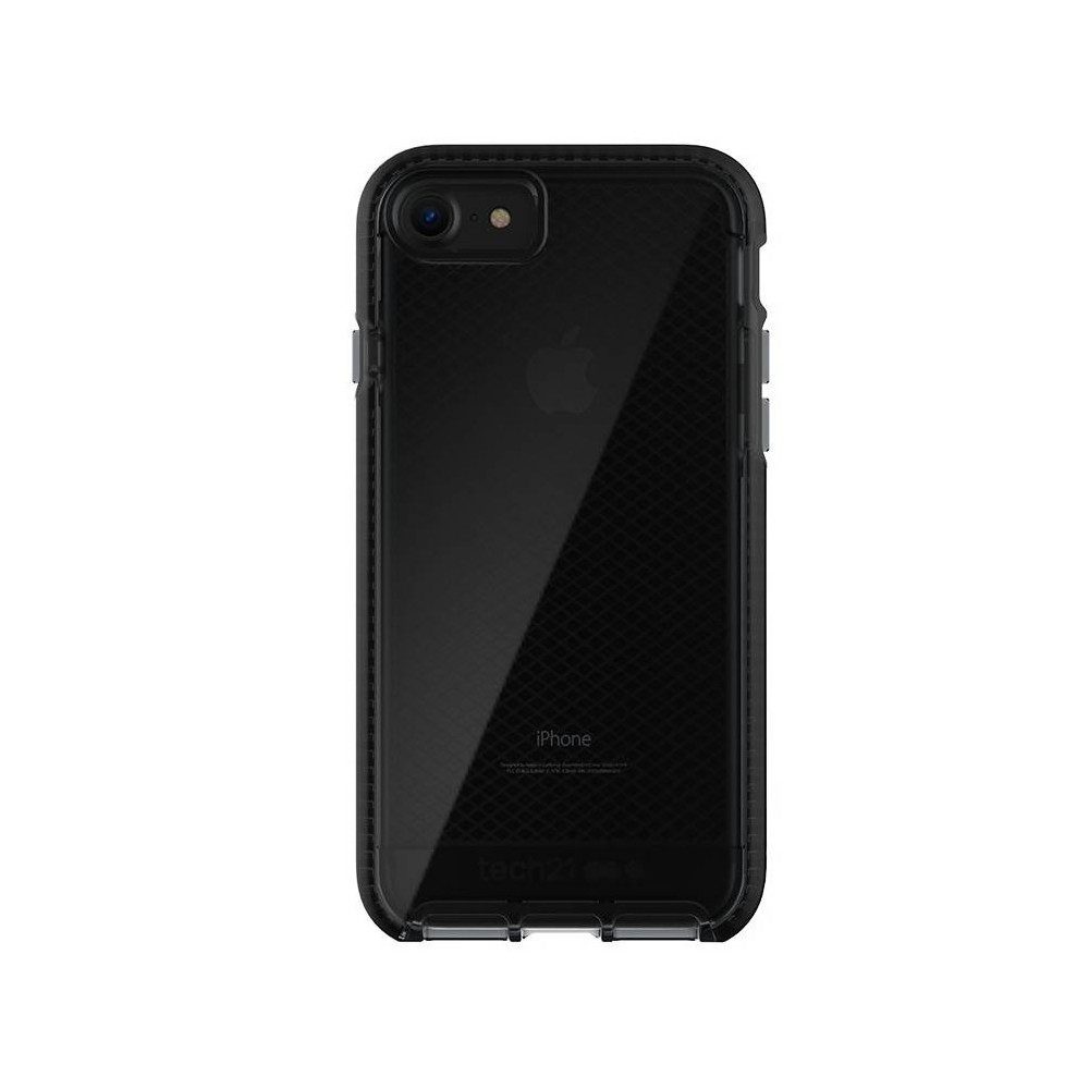 Tech21 Handyhülle Tech21 EvoCheck Case Smoke/Black für iPhone SE/7/8 4,7 Zoll (iPhone SE, 7, 8)