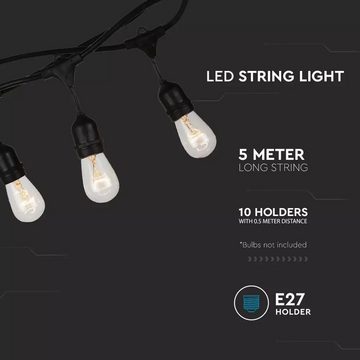 etc-shop LED Dekolicht, Lichterkette für Außen Lichterkette Innen