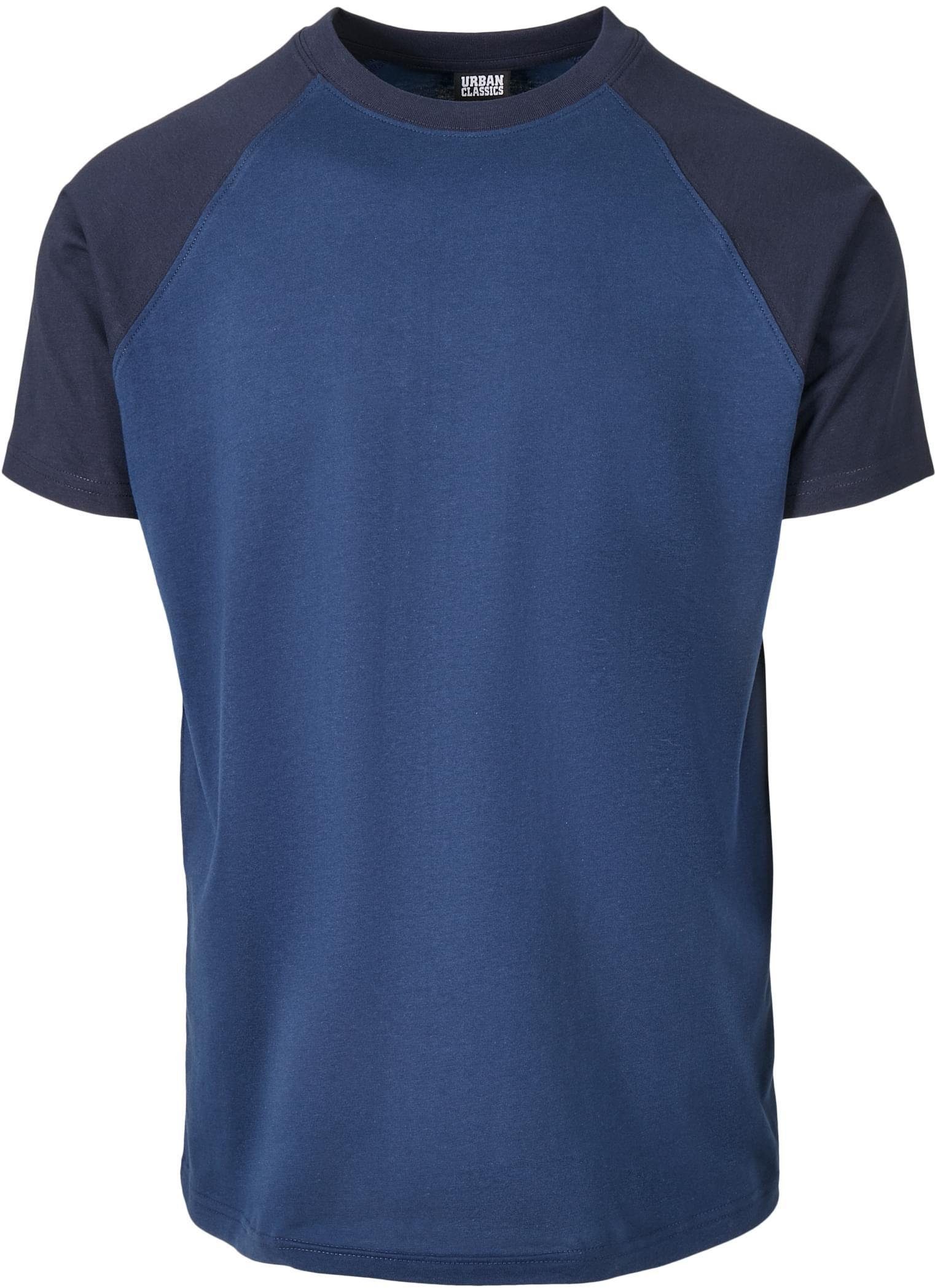URBAN CLASSICS Rundhalsshirt Raglan Contrast Tee Herren T-Shirt günstig online kaufen