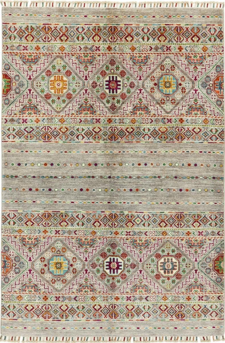 Orientteppich Arijana Shaal 119x175 Handgeknüpfter Orientteppich, Nain Trading, rechteckig, Höhe: 5 mm
