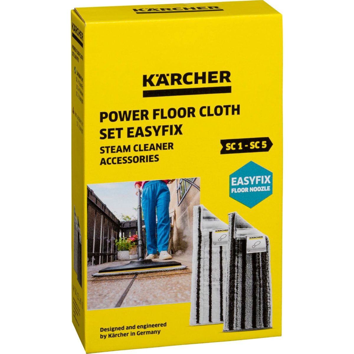 KÄRCHER Reinigungs-Set Power Bodentuchset EasyFix
