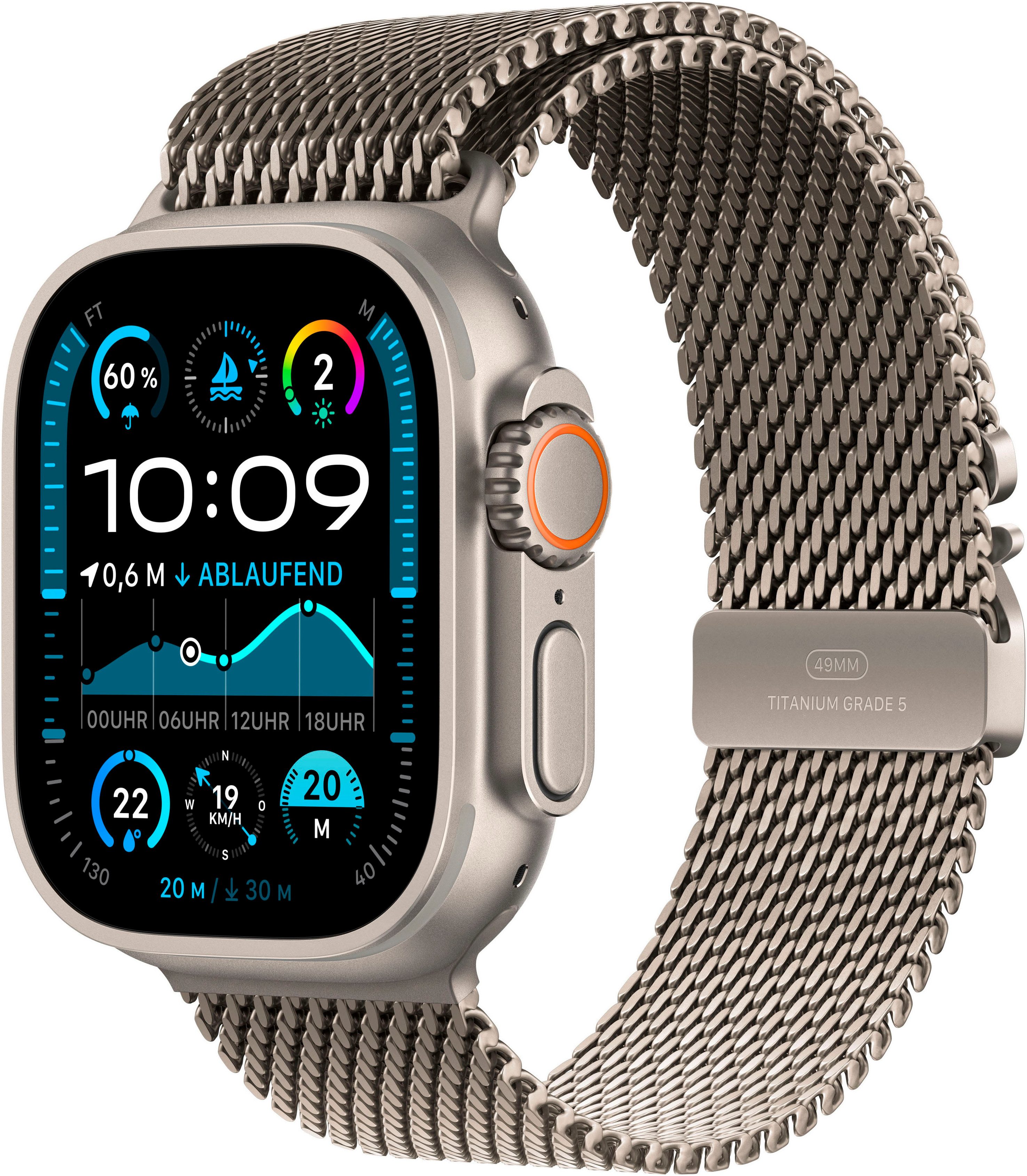 Apple Watch Ultra 2 (2024) GPS + Cellular Smartwatch (4,9 cm, Watch OS)