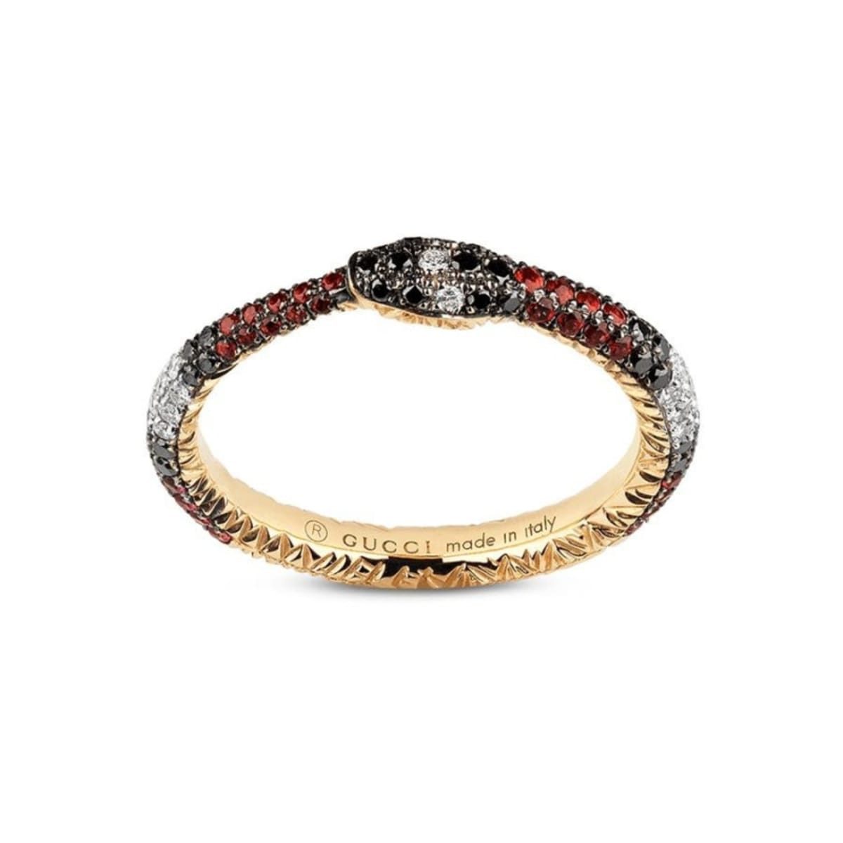 GUCCI Silberring Ouroboros