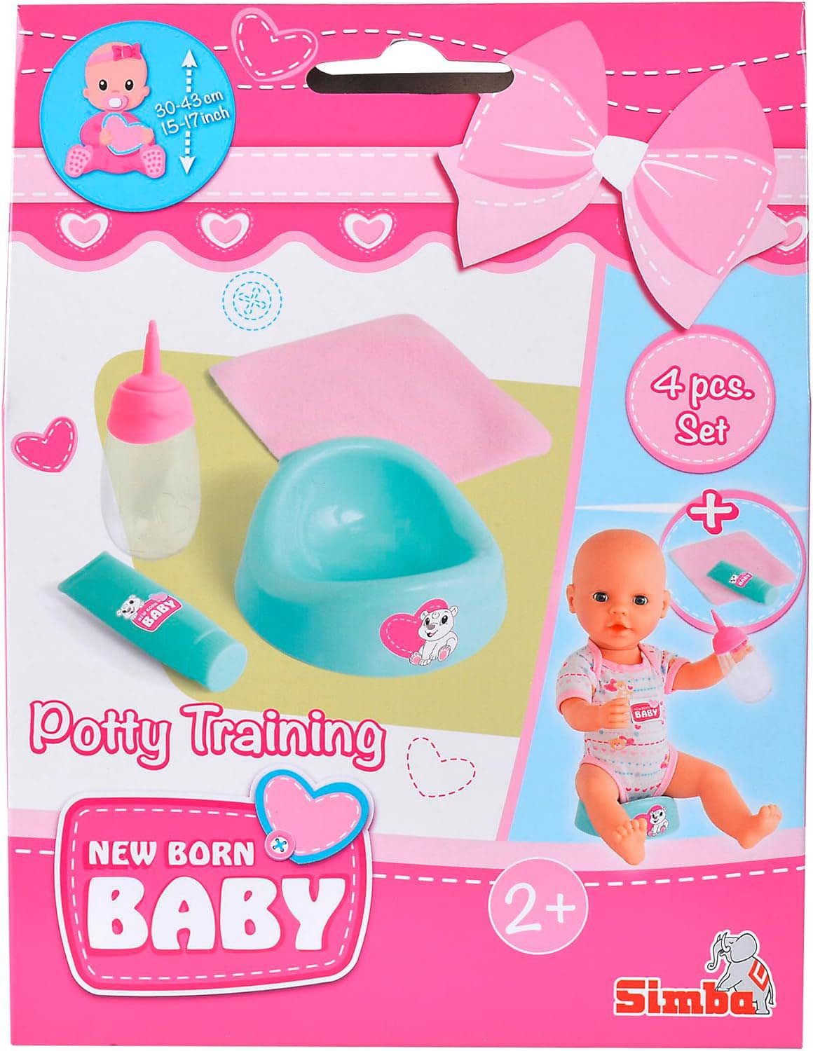 SIMBA Puppen Toilette Simba 105560508 - NBB Töpfchen Training Set günstig online kaufen