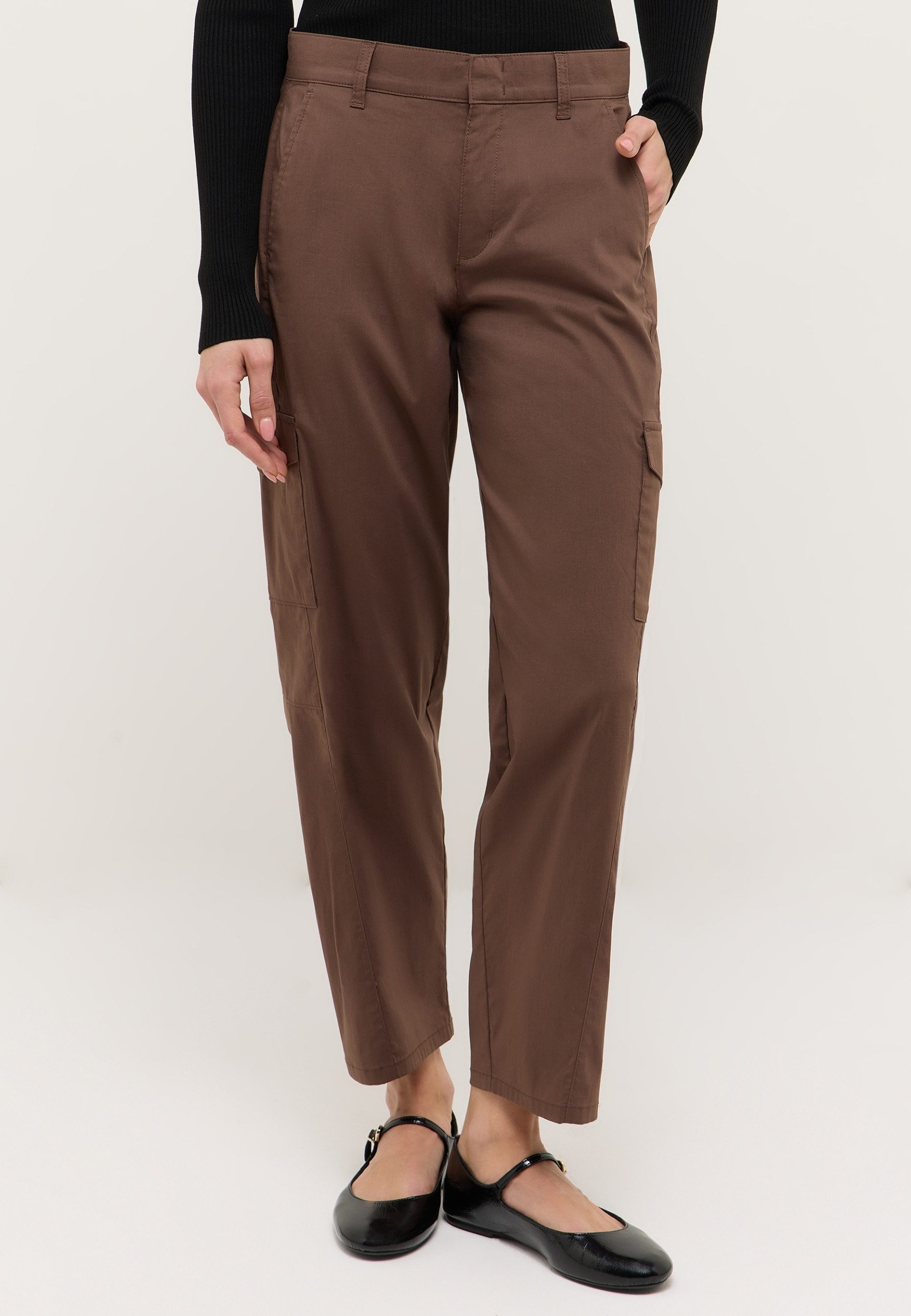 ANGELS Chinos EVY URBAN coffee