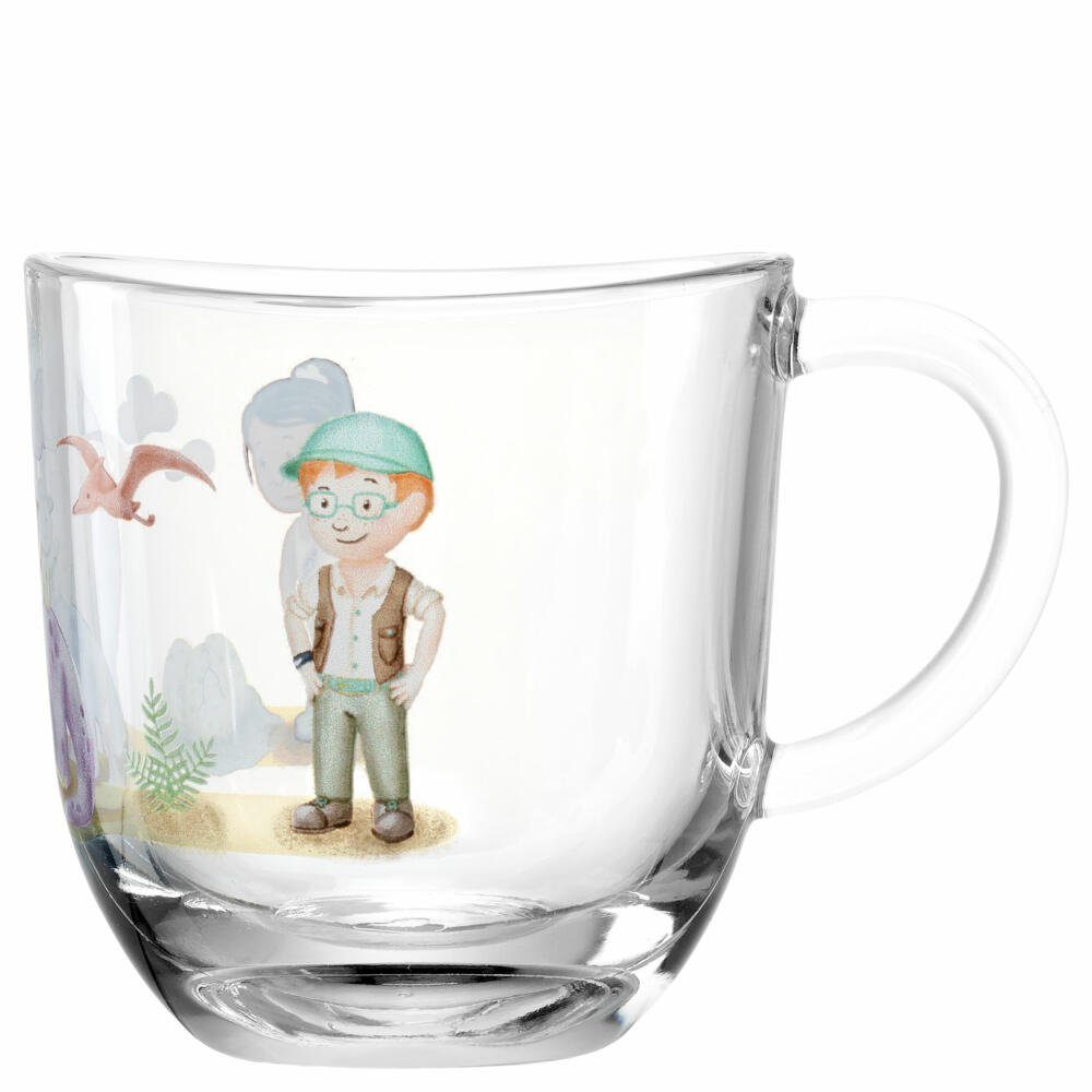 ml, Bambini Dino, Tasse Kalk-Natron-Glas LEONARDO Avventura 280