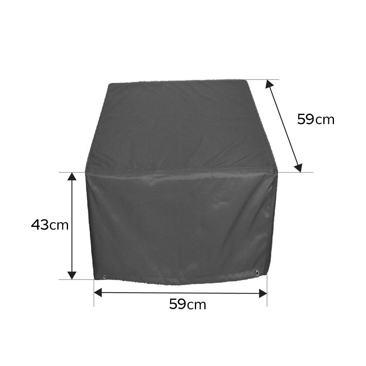 Pegaso Gartenmöbel-Schutzhülle Abdeckung Pegaso für Gartentisch 59 x 59 x 4 günstig online kaufen