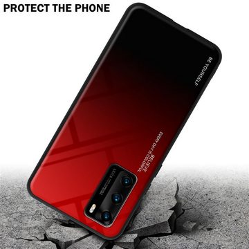Cadorabo Handyhülle Huawei P40 Huawei P40, Robustes Hard Case - Handy Schutzhülle - Hülle - Back Cover Bumper