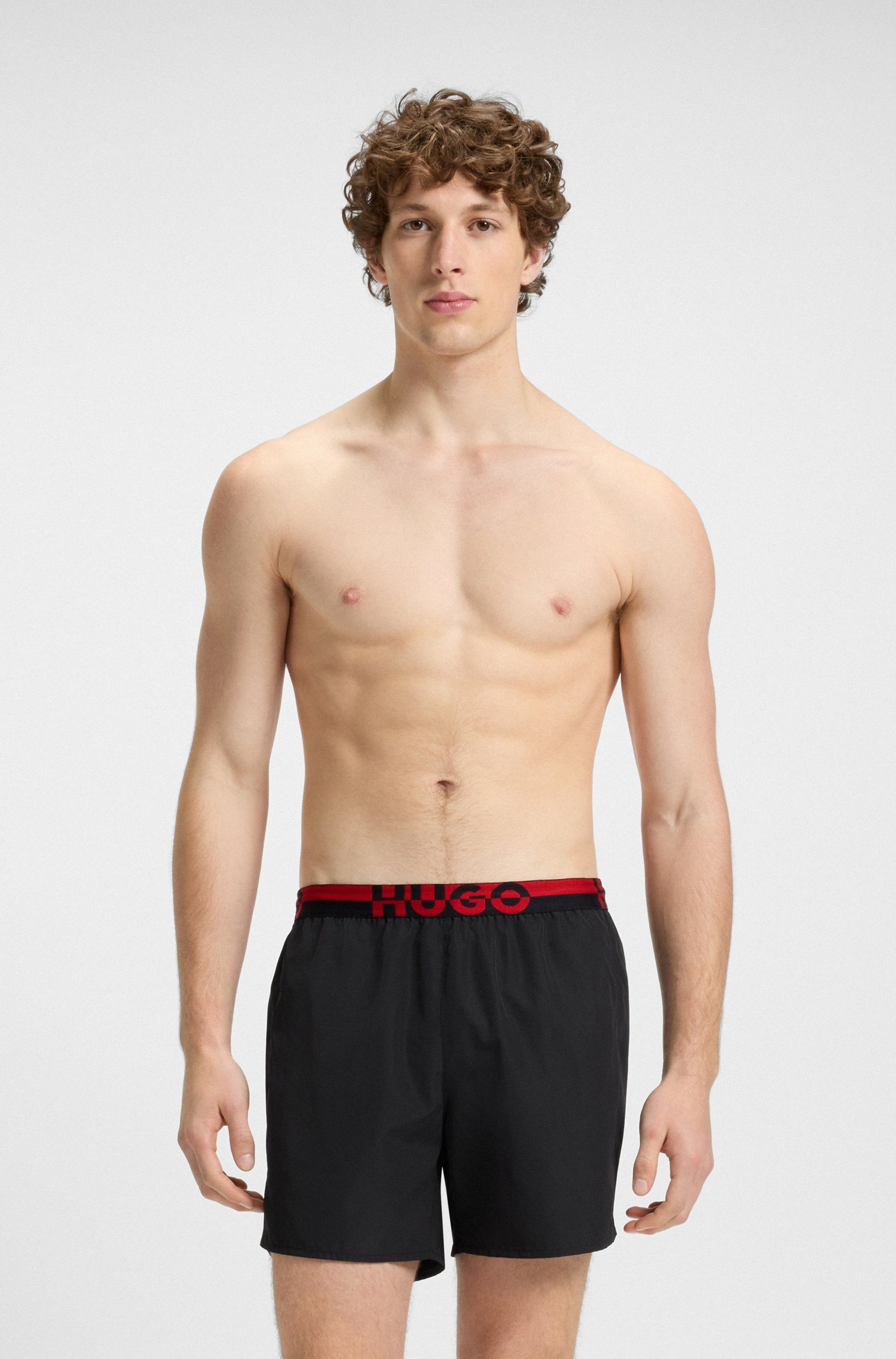 HUGO Badeshorts TAPI elastischer Bund, schnelltrocknend günstig online kaufen