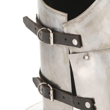 vidaXL Ritter-Kostüm Mittelalterlicher Ritter-Brustpanzer Kürass LARP Replik Silbern Stahl