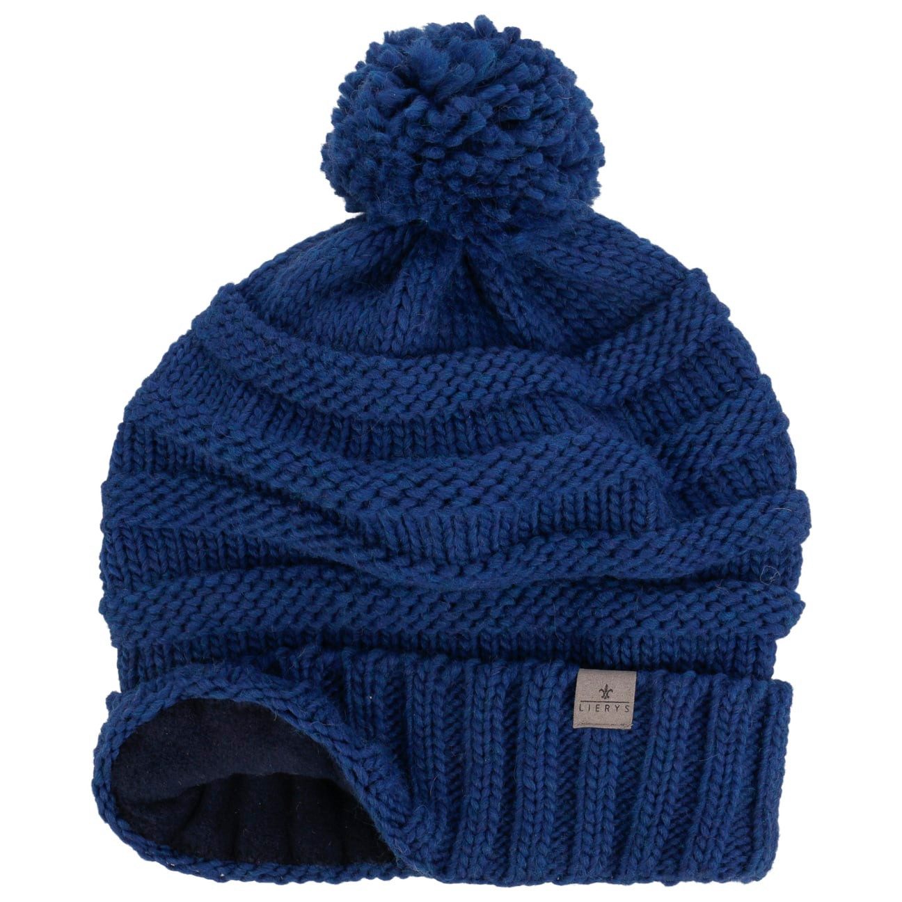 Lierys Bommelmütze (1-St) Beanie mit Umschlag, Made in Germany günstig online kaufen