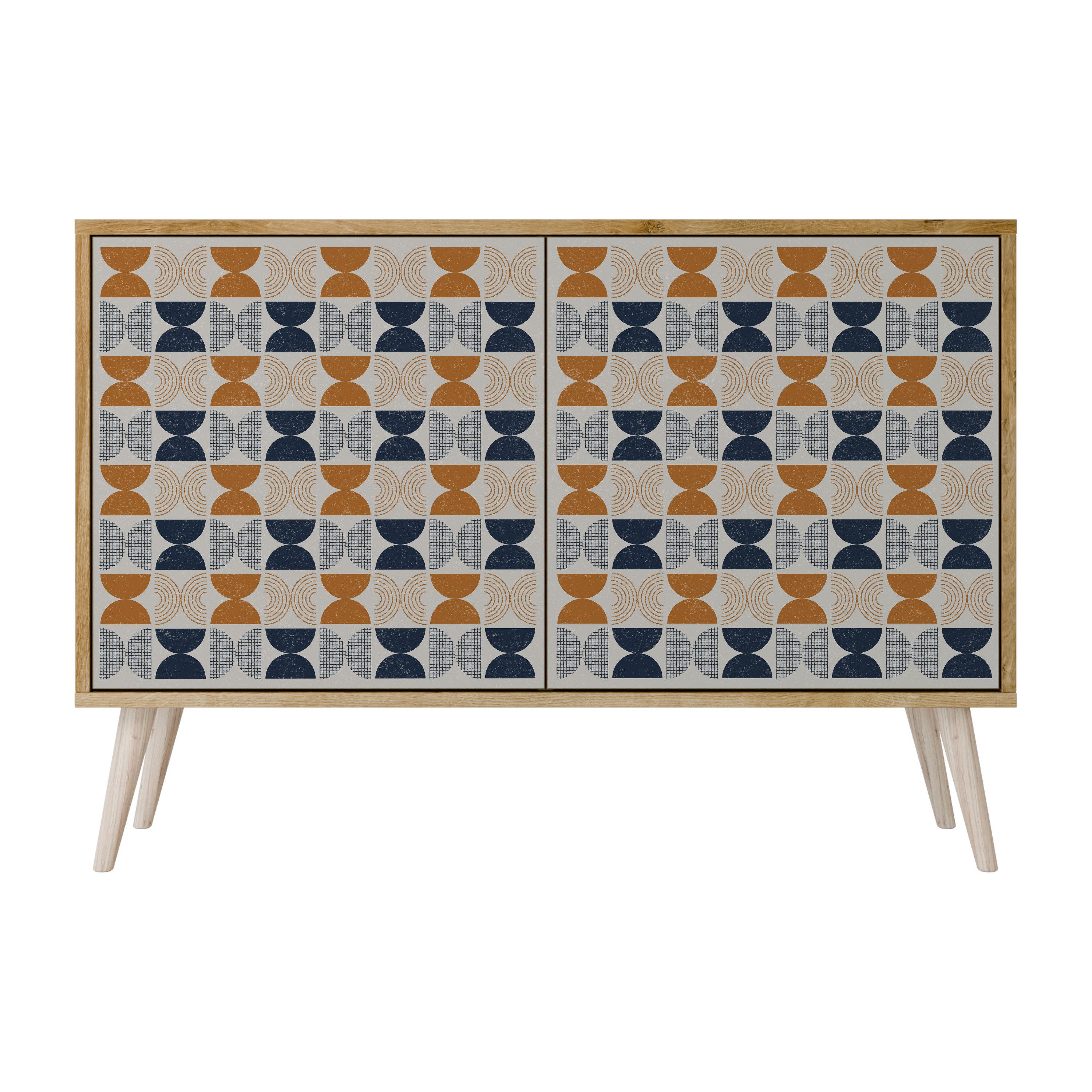 SPACEREBELS Kommode Sideboard Komodenschrank Möbel für Wohnzimmer Flur Esszimmer, mit 2 Türen oder mit 3 Türen