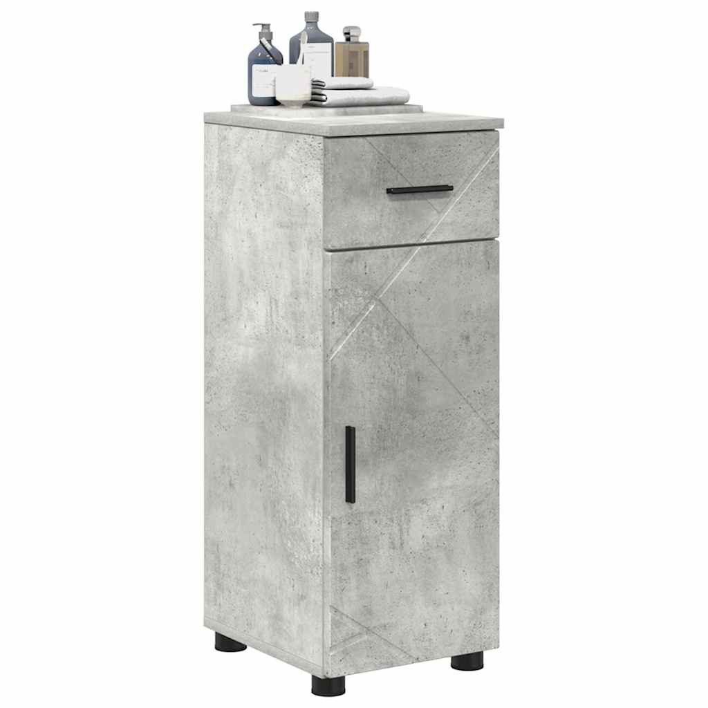 vidaXL Badezimmerspiegelschrank Badezimmer Schrank Betongrau 30 günstig online kaufen