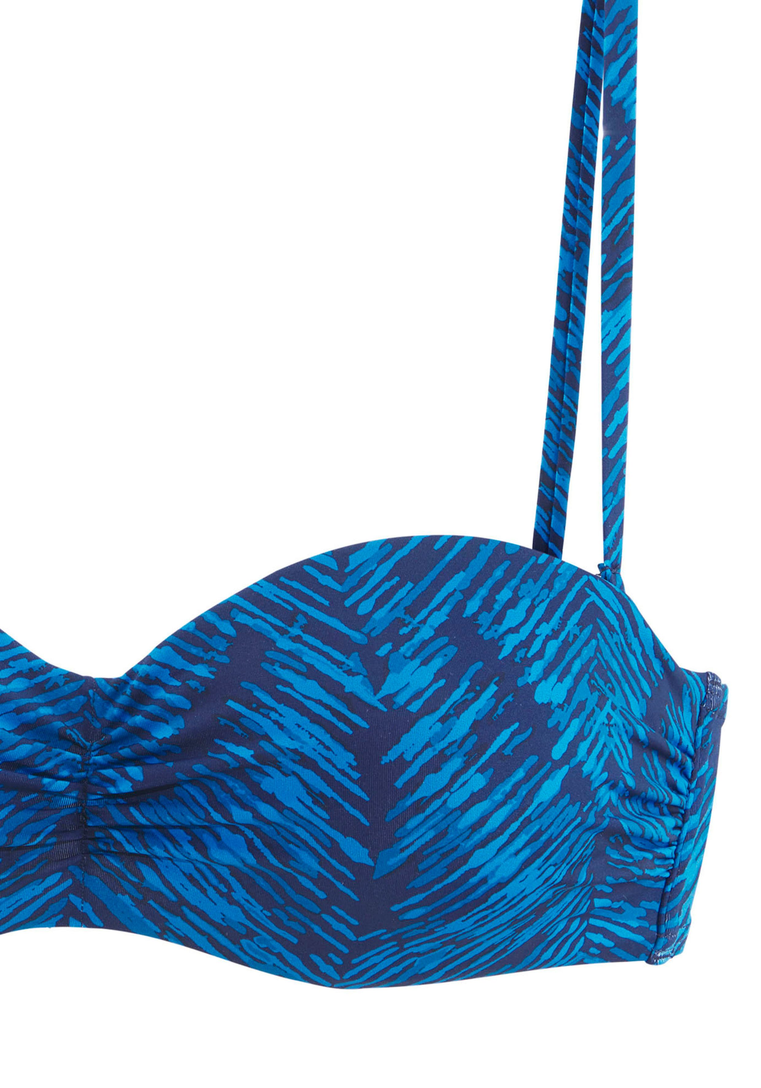 JETTE Bügel-Bandeau-Bikini-Top Floretta, in Ton in Ton-Harmonie
