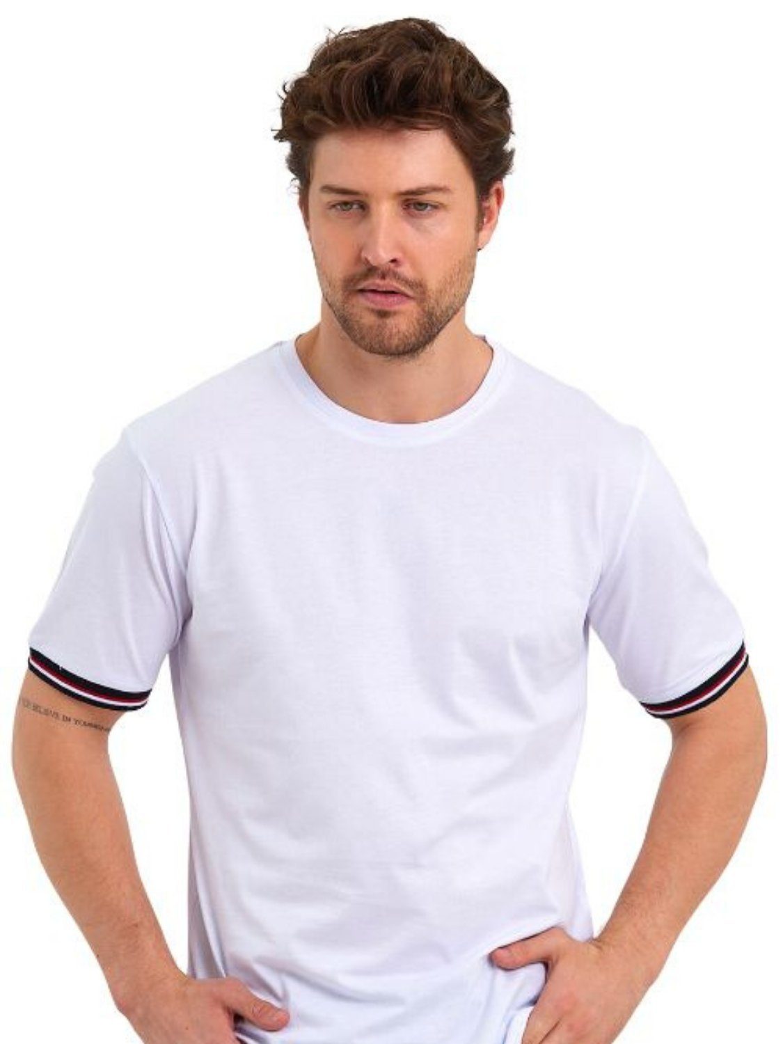 COMEOR T-Shirt Basic Herren Kurzarm Rundhalls günstig online kaufen