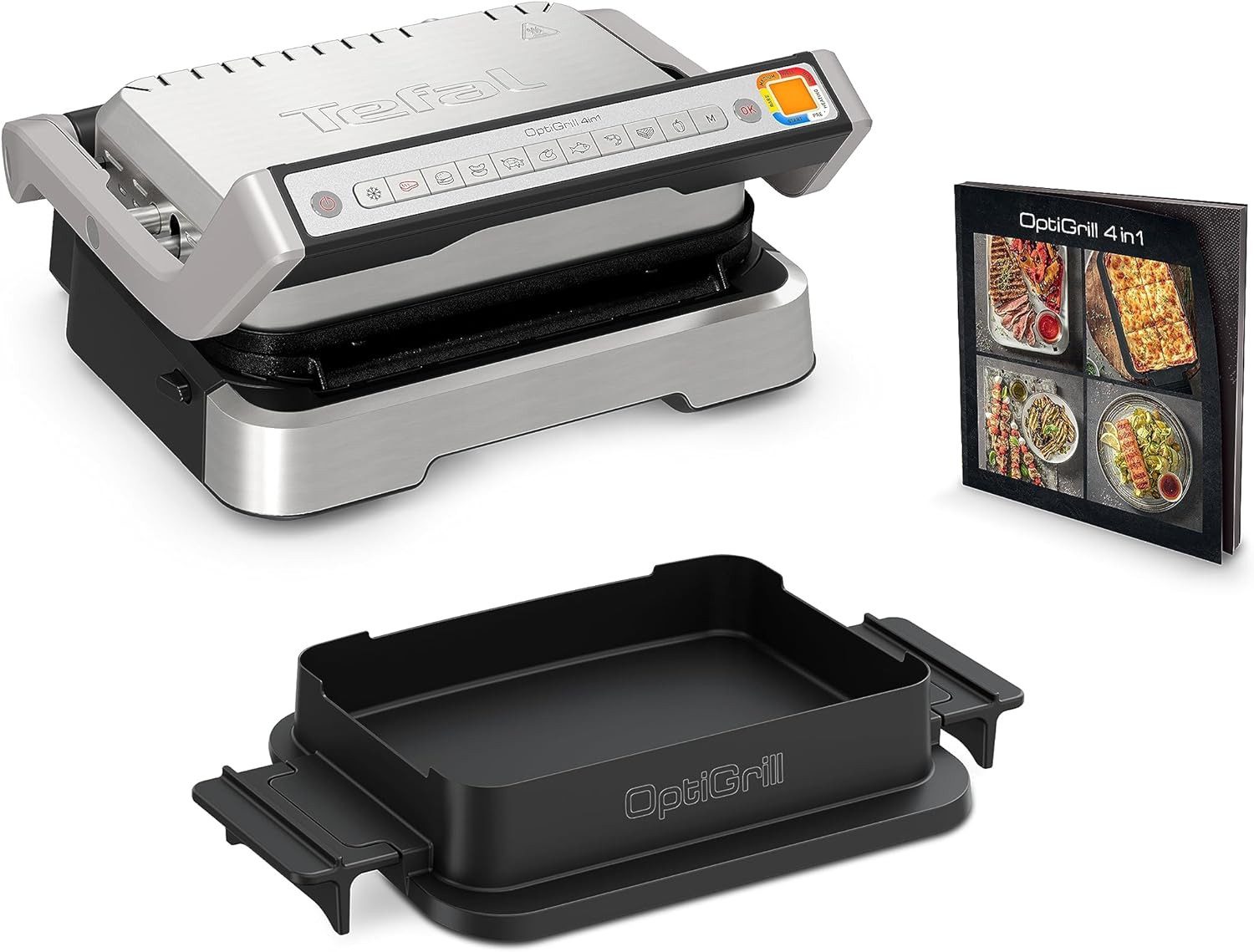 Kontaktgrill OptiGrill 4in1 GC774D10 inkl. Backschale
