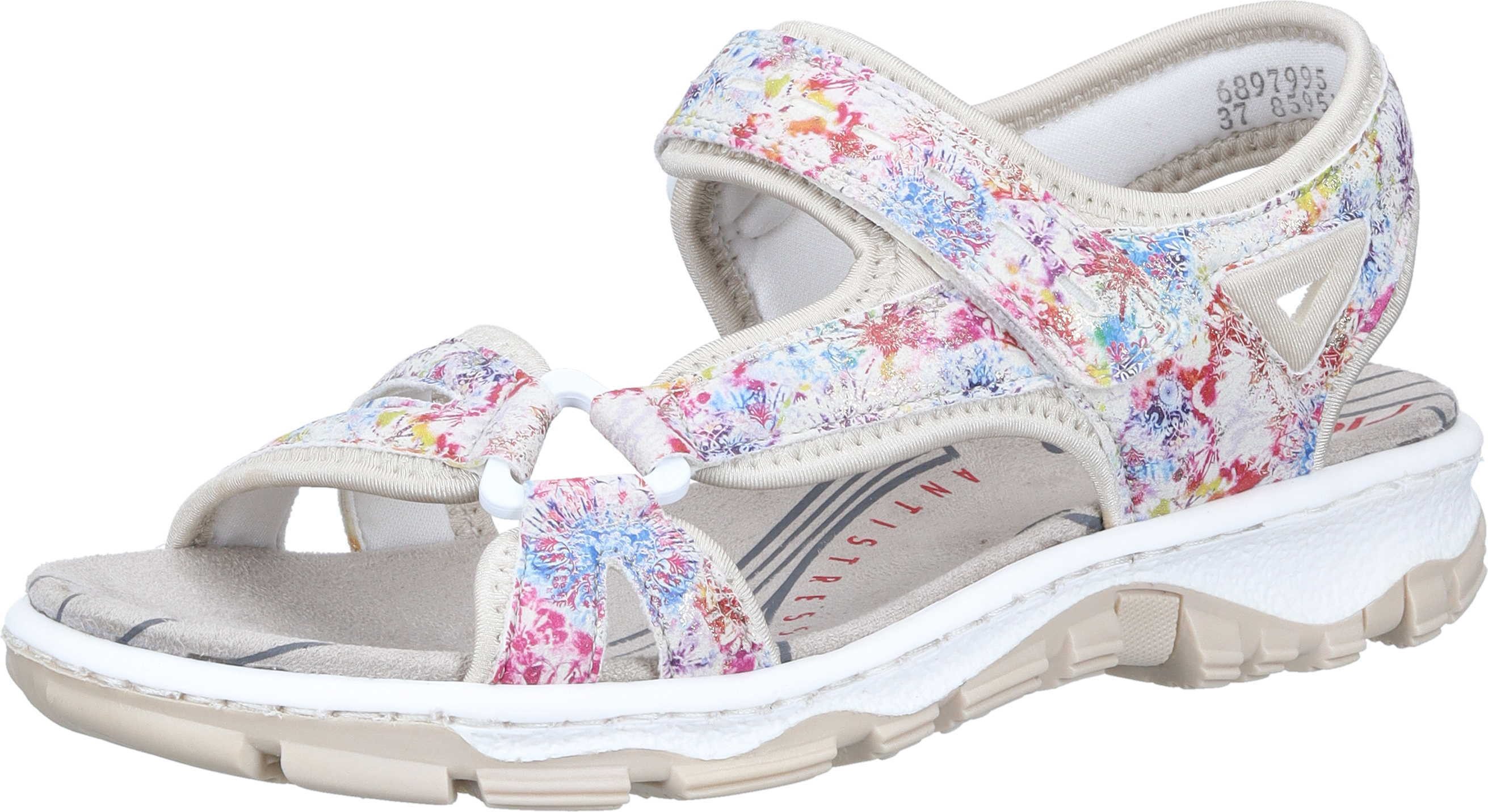 Rieker Sandaletten Sandalette aus Textil/Synthetik