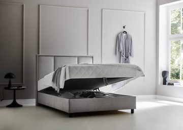 ATLANTIC home collection Boxbett ARLA, mit Taschen-Federkernmatratze und Bettkasten