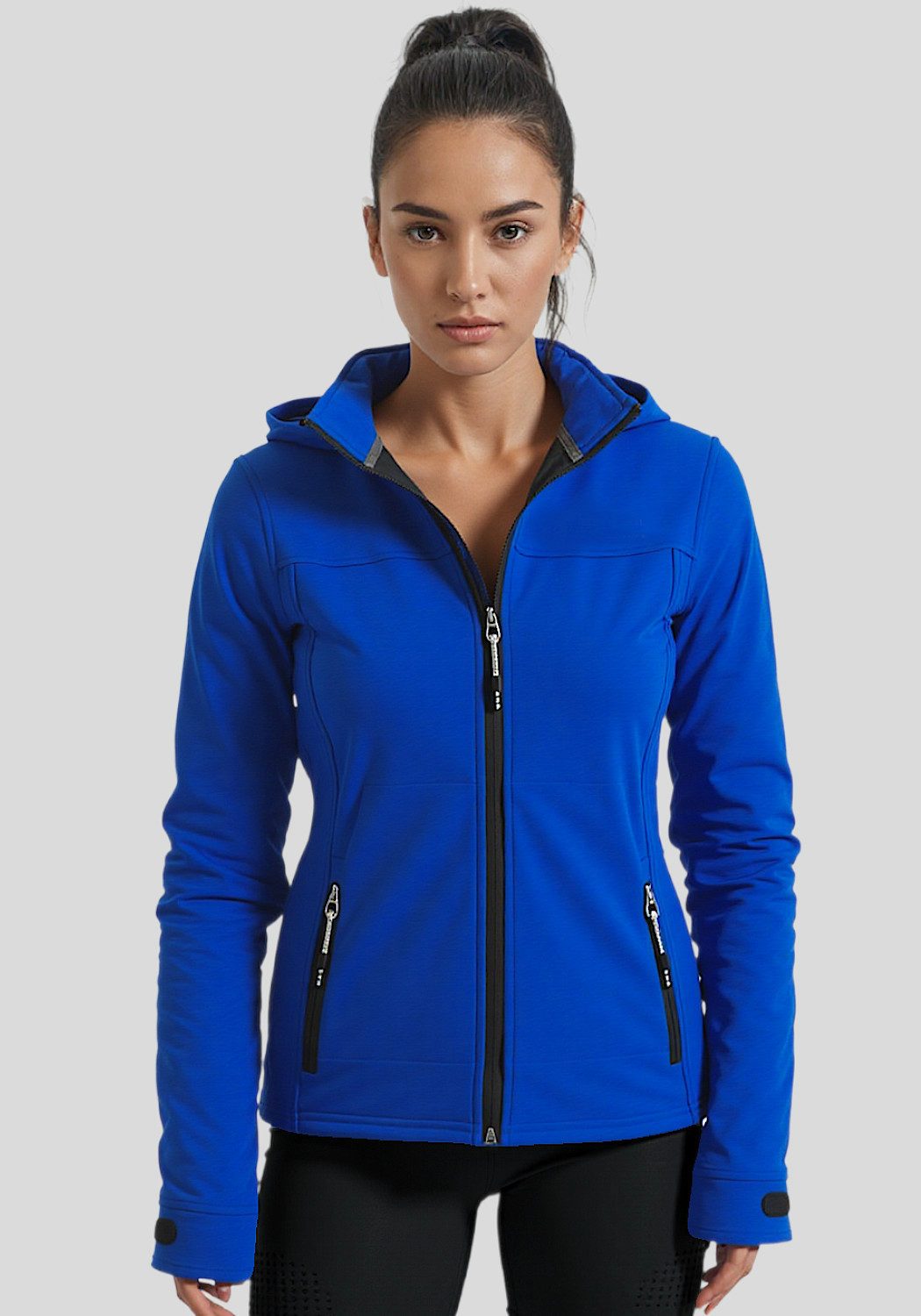 Elevate Life Softshelljacke Outdoorjacke mit Kapuze wasserdicht, winddicht, günstig online kaufen