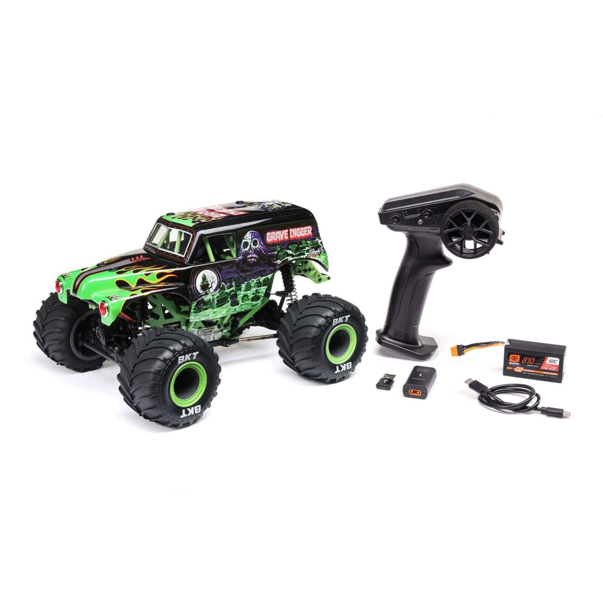 Losi RC-Motorrad Losi RC Mini LMT 4x4 Monstertruck RTR Grave Digger 1:18