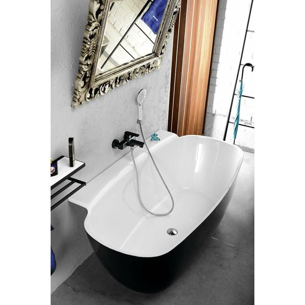 Thumbnail - HAK Badewanne NIGRA, (1-tlg), 158x80x45 cm
