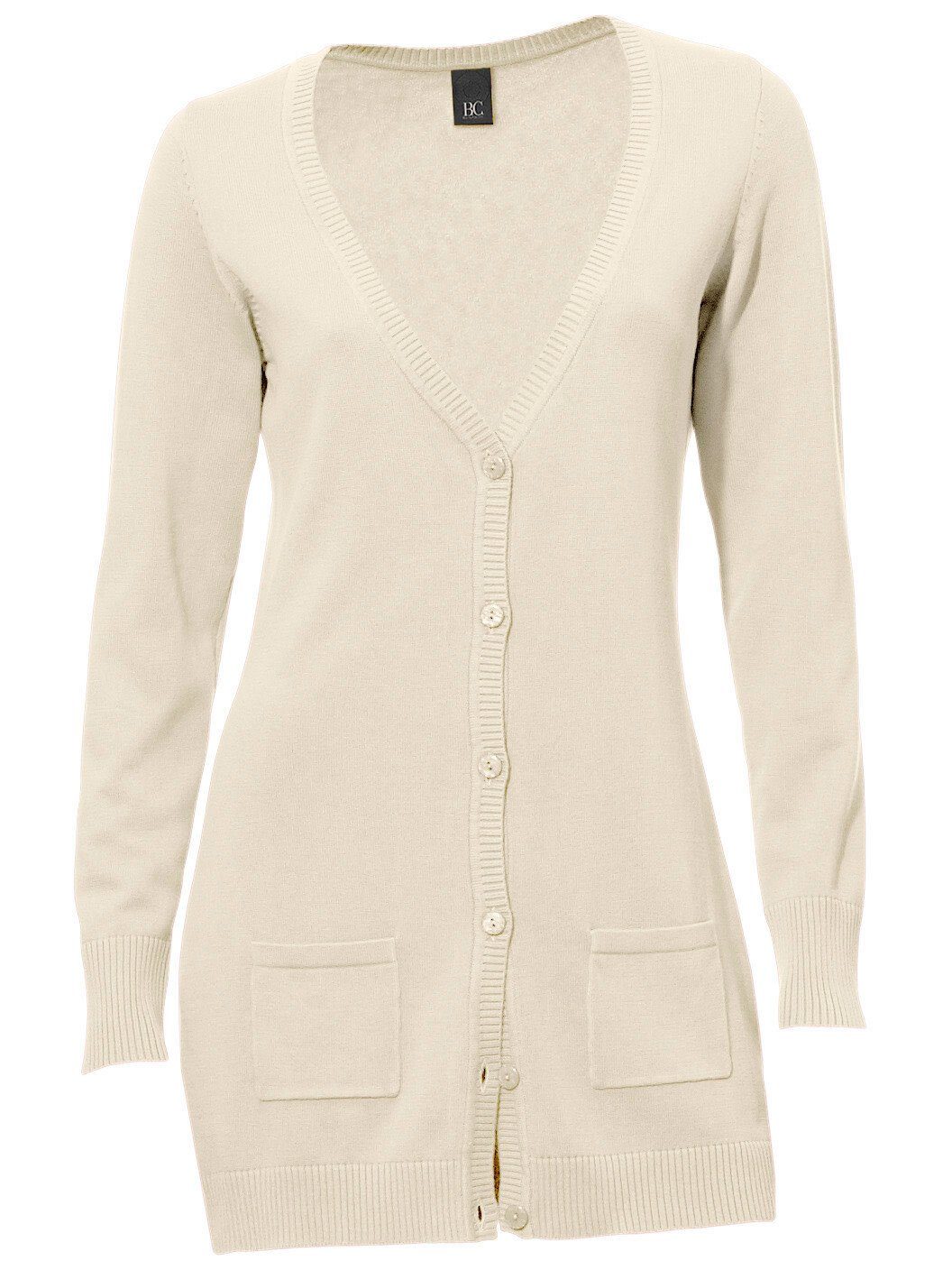 heine Strickjacke Feinstrickjacke Langarm Feinstrick