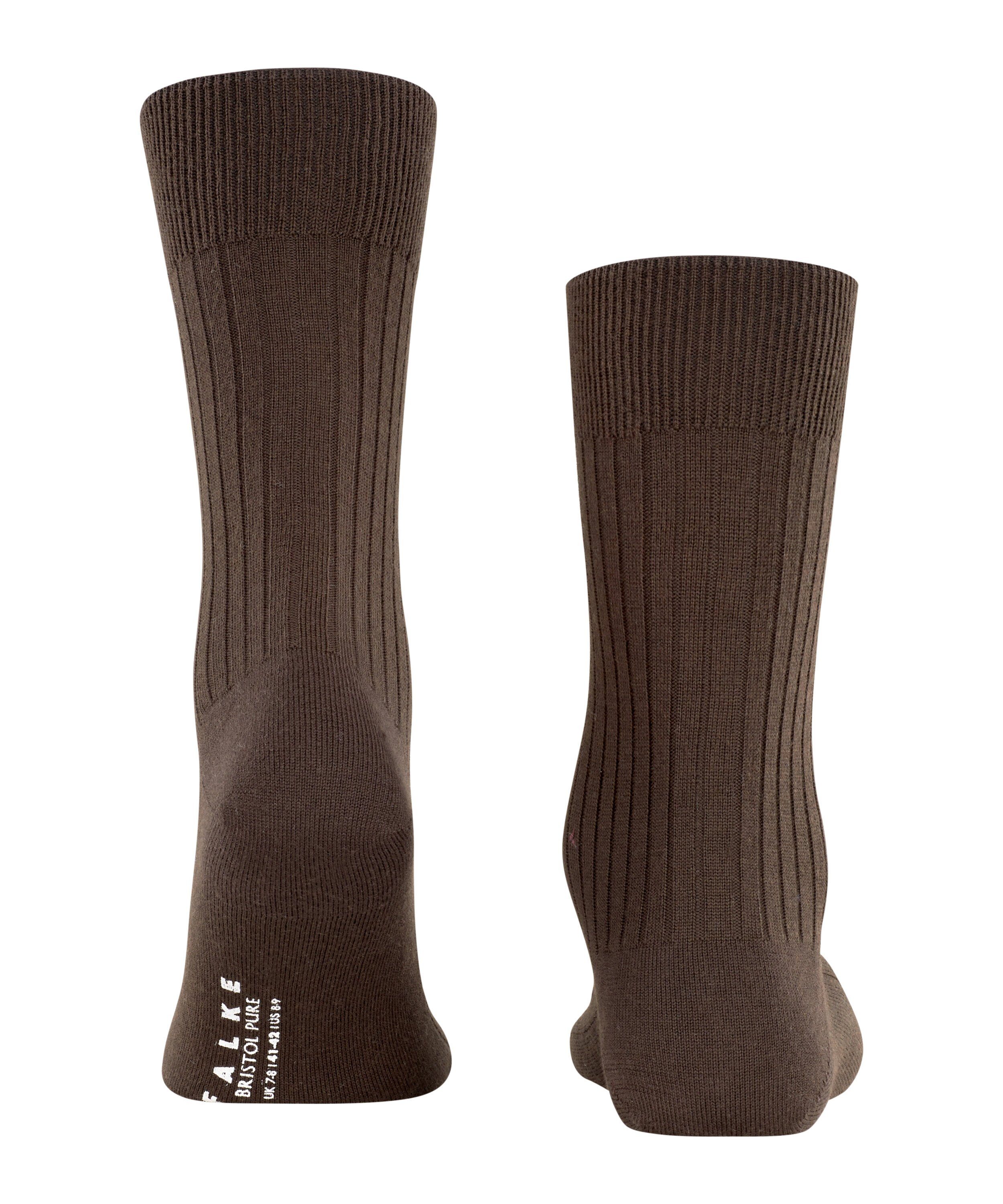 Bristol Pure (5930) brown (1-Paar) FALKE Socken