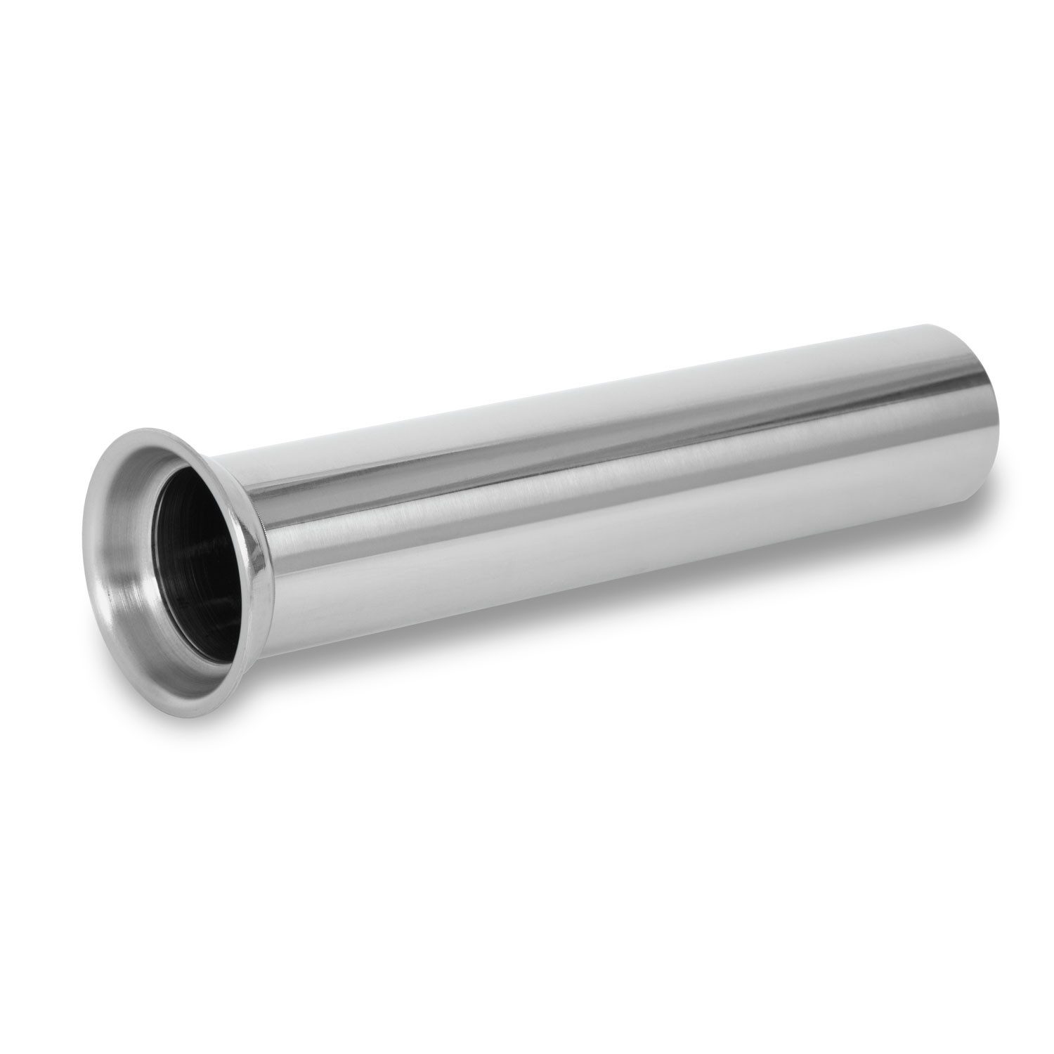 vertes Wurstfüllaufsatz Fülltülle Ersatzteil aus Edelstahl für Wurstfüller, 38mm Rohr-, 53mm Flansch-Durchmesser, 188mm Länge