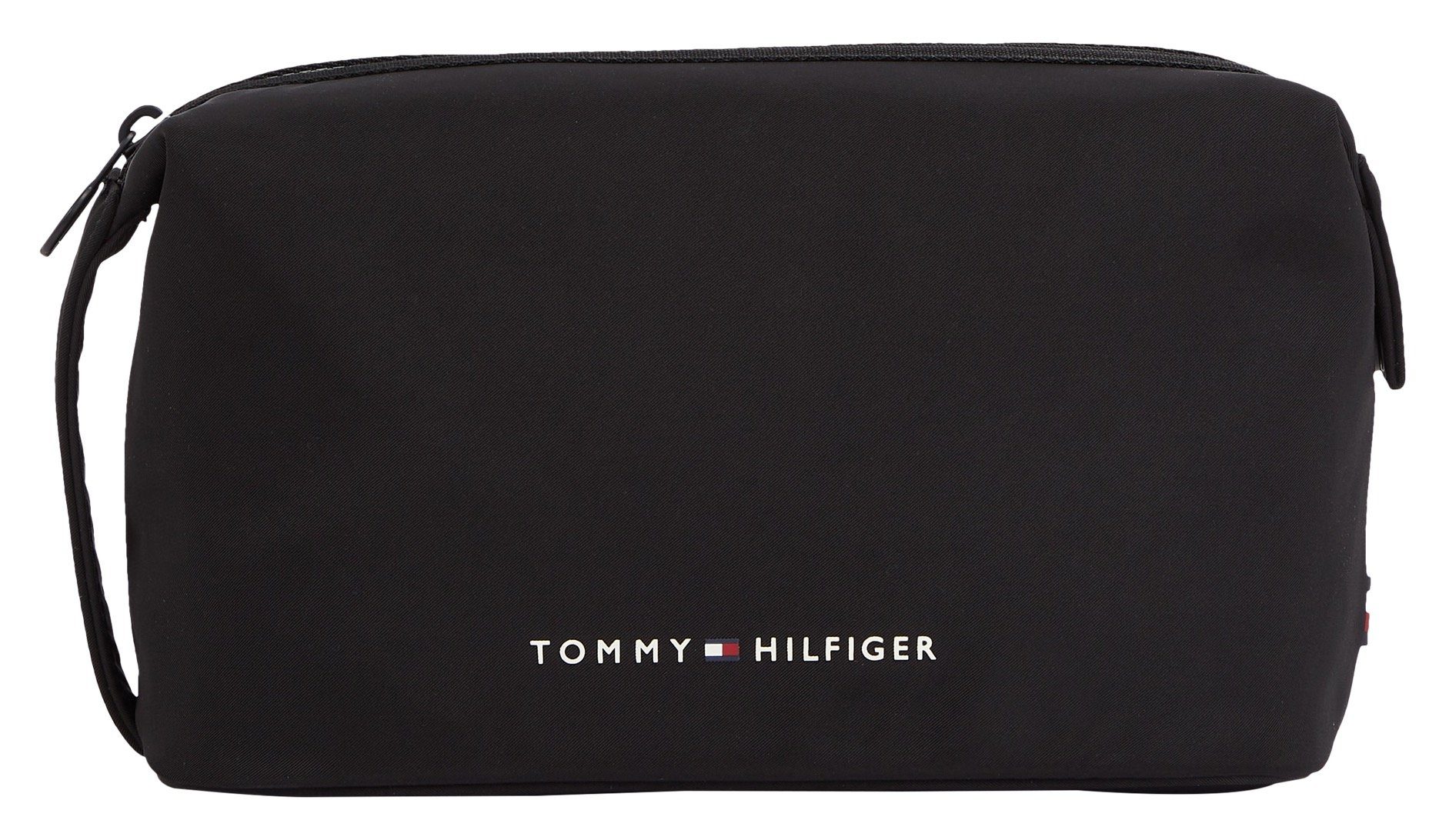 Tommy Hilfiger Kosmetiktasche TH SKYLINE WASHBAG, mit charakteristischem  Streifendetail