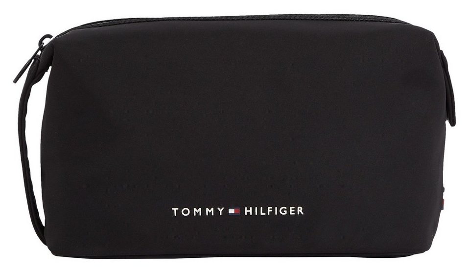 Tommy Hilfiger Kosmetiktasche TH SKYLINE WASHBAG, mit charakteristischem  Streifendetail