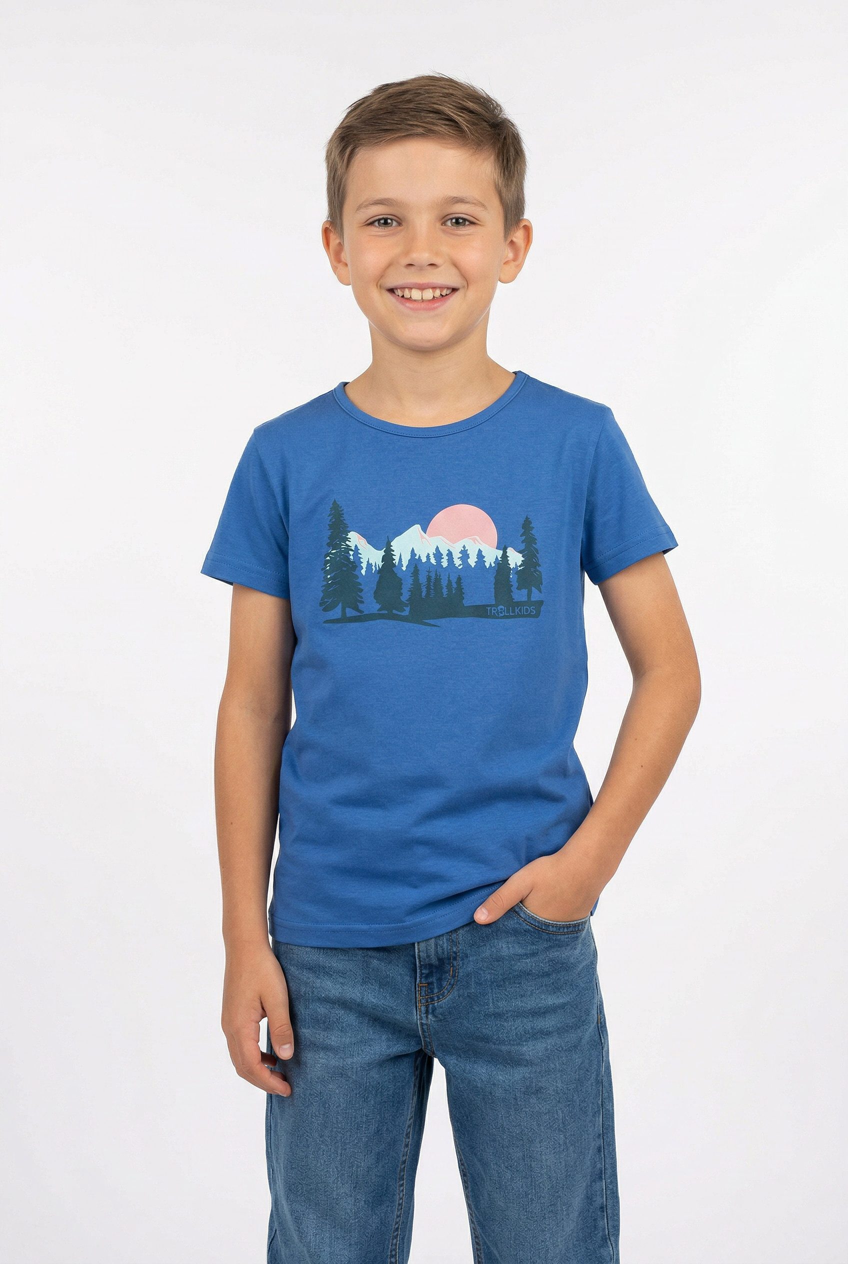 TROLLKIDS Strandshirt GIRLS GUDVANGEN SHIRT für Kinder und Jugendliche geeignet, aus Polyester