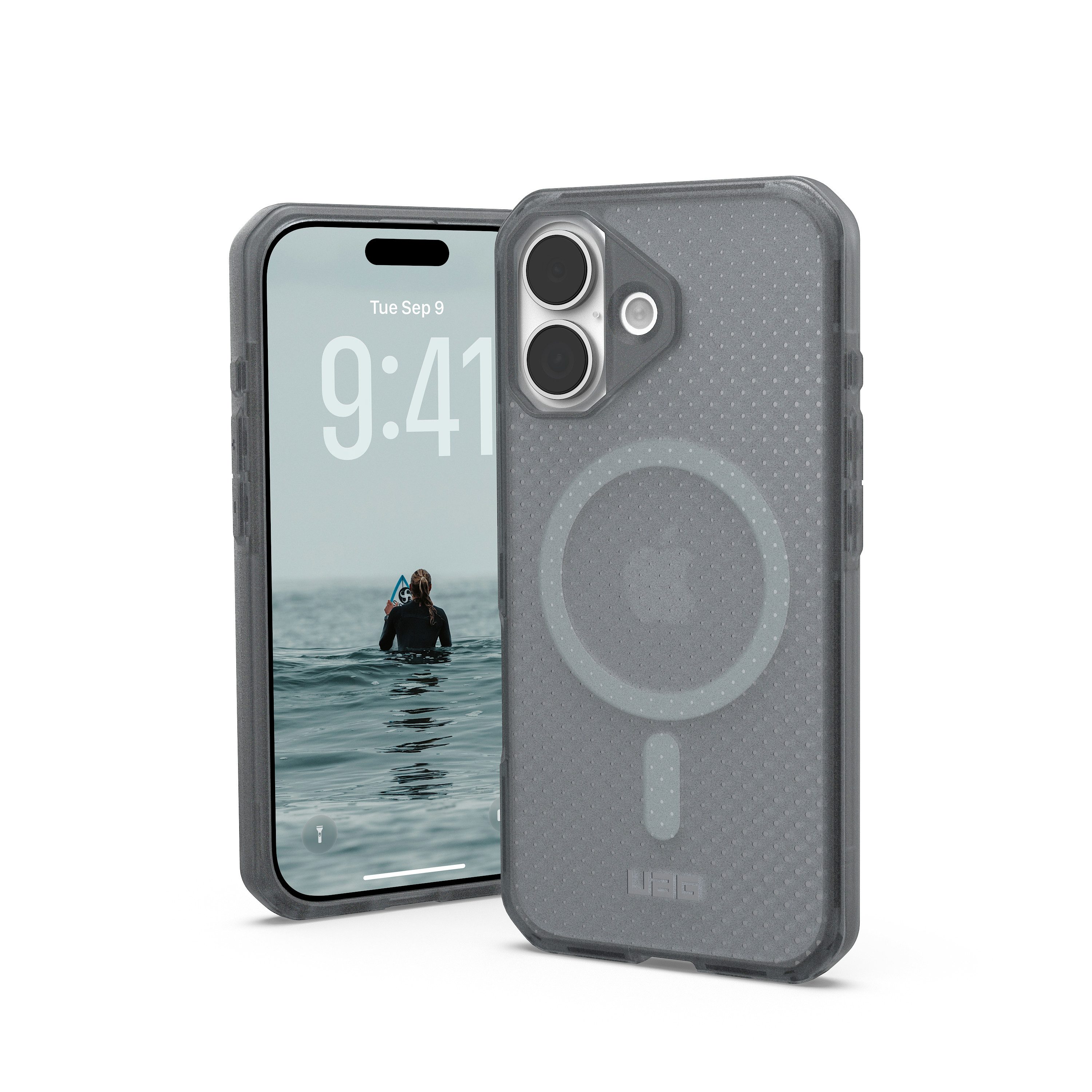 Urban Armor Gear Smartphone-Hülle Dot MagSafe Case - iPhone 17 Hülle, (4,6 Meter Fallschutz, Wireless-Charging kompatibel)