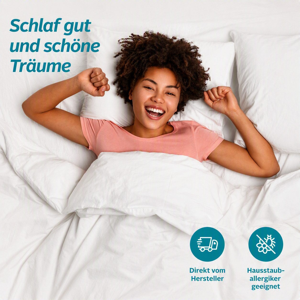 OTTO home Federkopfkissen Loftet, Kopfkissen 40x80 cm, 80x80 cm, Füllung: 85% Federn, 15% Daunen, Bezug: 100% Baumwolle, Seitenschläfer, Bauchschläfer, Rückenschläfer, Kissen, Made in Green zertifiziert, Made in Germany