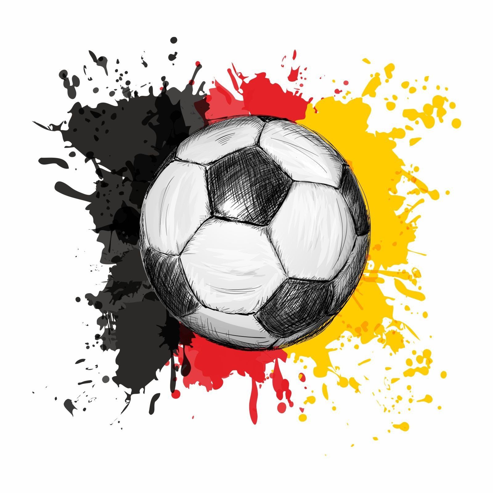 nikima Wandtattoo 110 Wandtattoo Fussball Deutschland günstig online kaufen