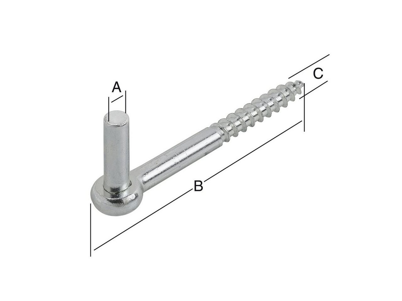 Thumbnail - Vormann Kloben Vormann Kloben verzinkt 10 x 110 x 12 mm