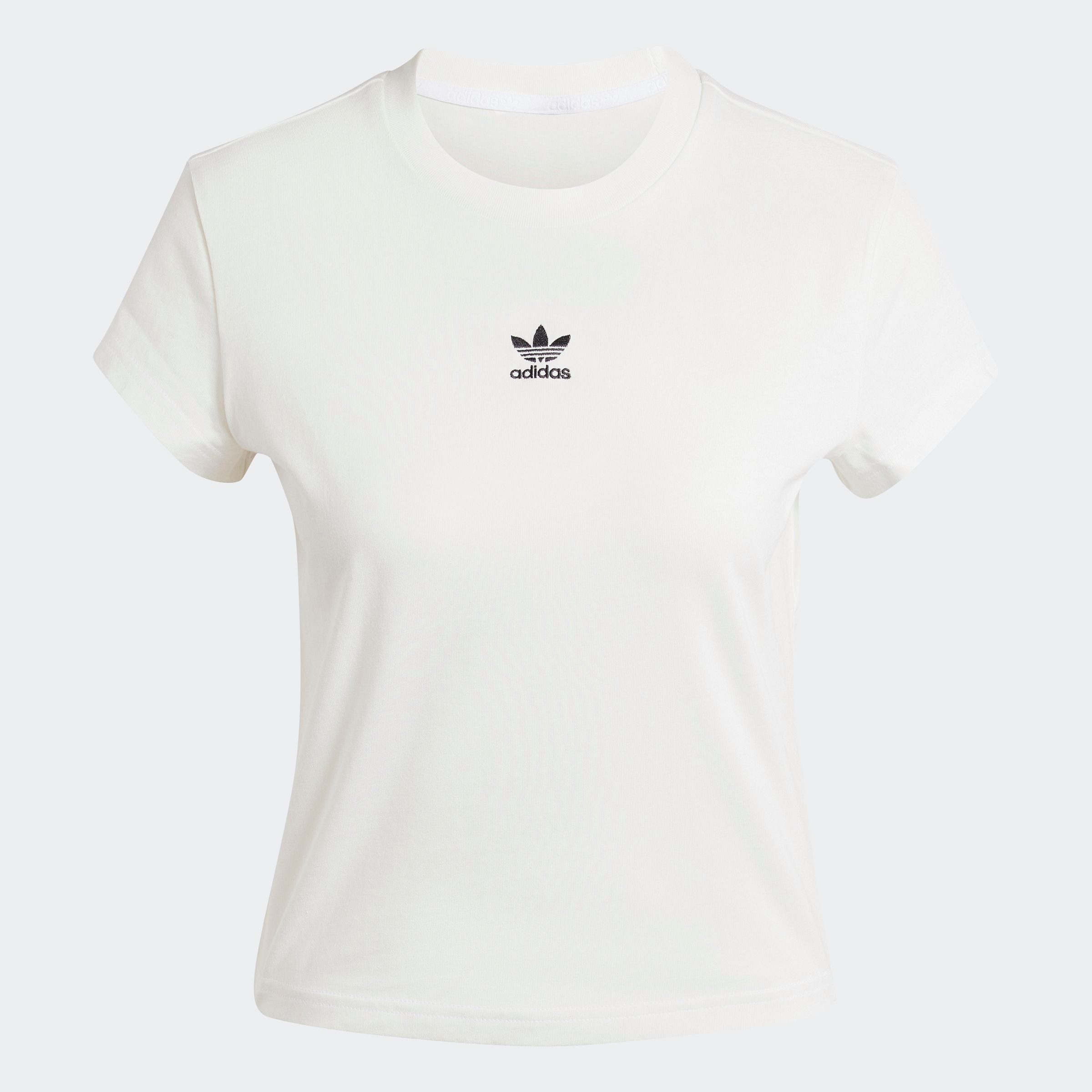 adidas Originals T-Shirt ESSENTIALS SLIM sportlicher Stil, schmale Silhouette, aus Single Jersey