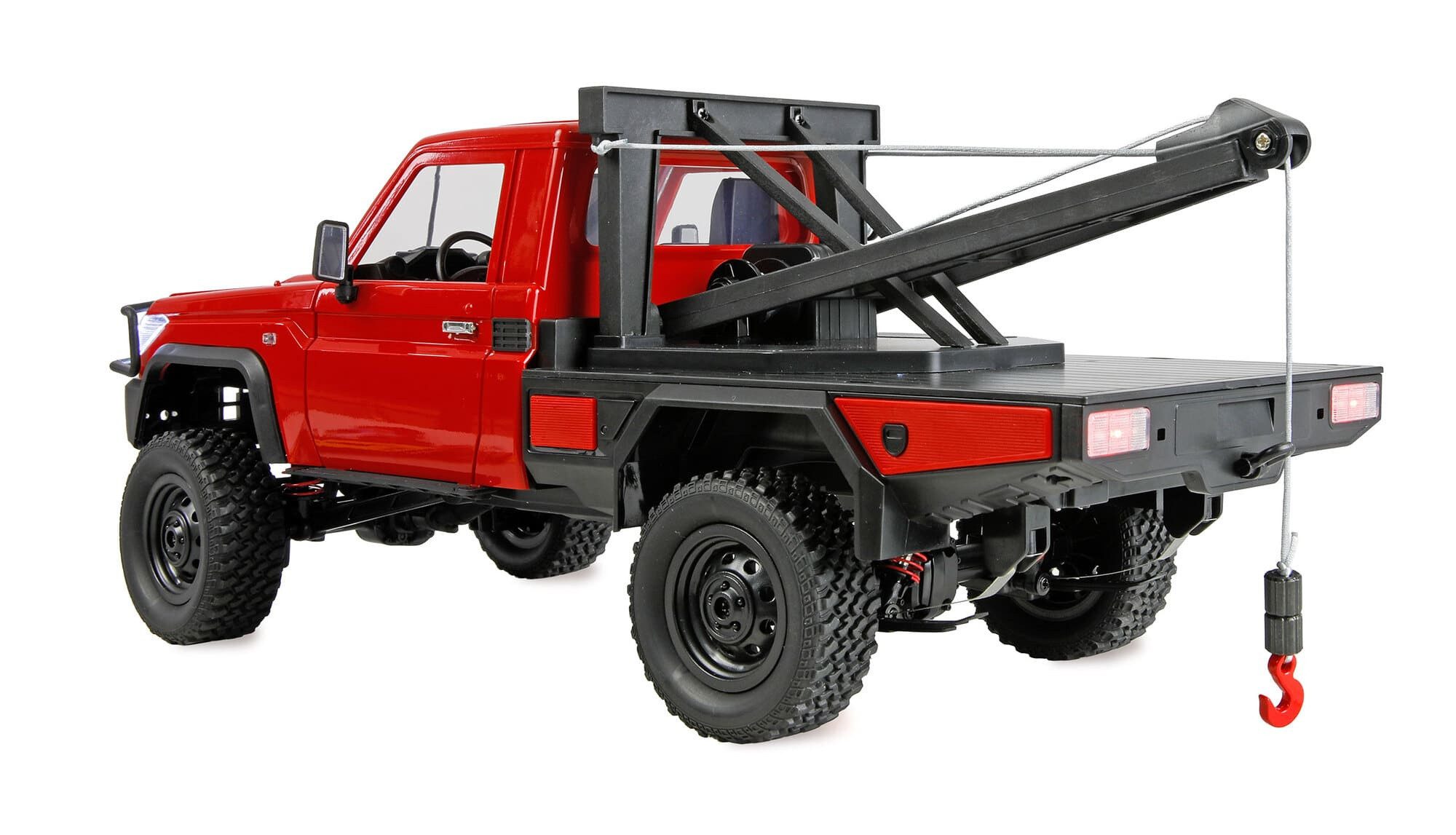 Amewi RC-Buggy Amewi Toyota Land Cruiser Crawler Abschleppwagen 4WD 1:12 RTR rot – Bild 4 von 5