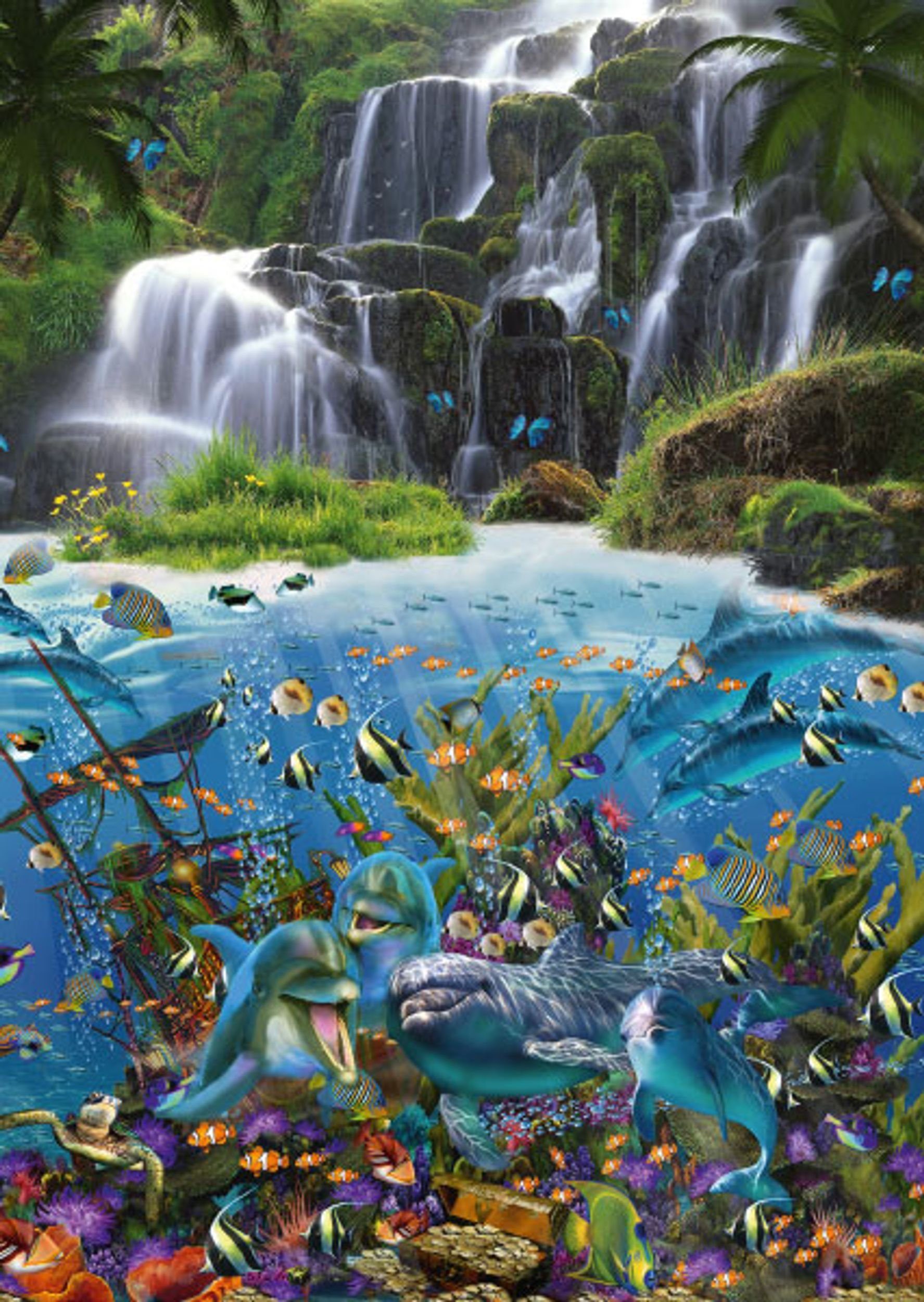 Schmidt Spiele Puzzle Wasserfall, 1000 Puzzleteile günstig online kaufen
